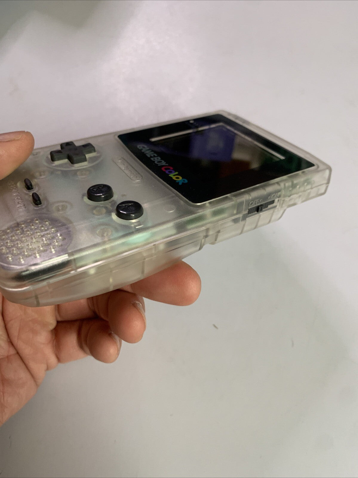 Nintendo Gameboy Color Console Transparent Clear Handheld System Made in Japan