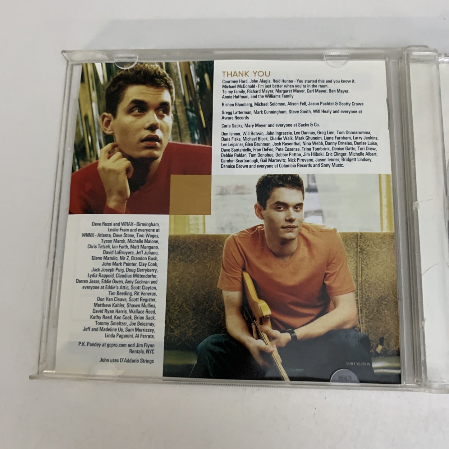 John Mayer – Room For Squares (CD, 2002) Album