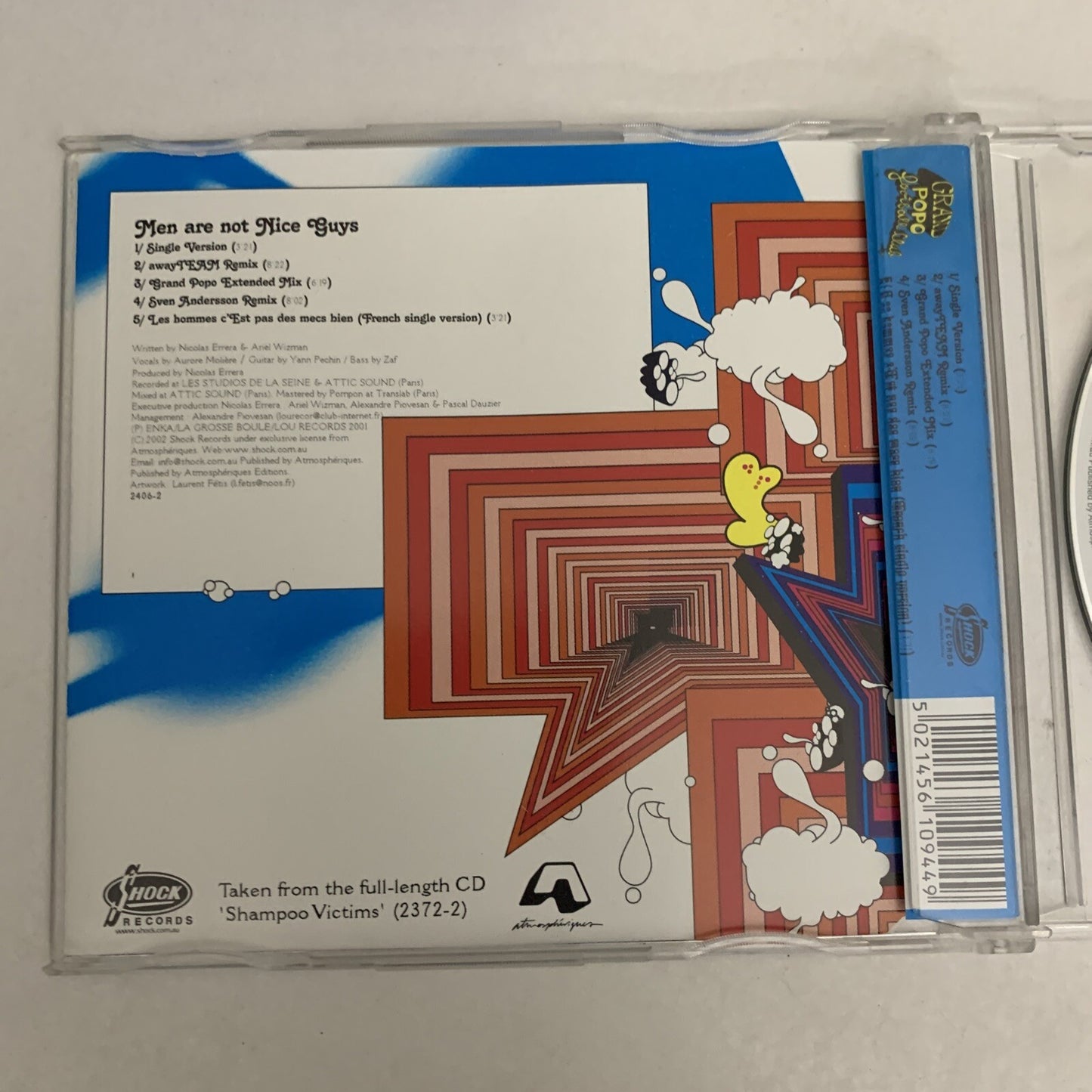 Grand Popo Football Club – Men Are Not Nice Guys (CD, 2002) Single