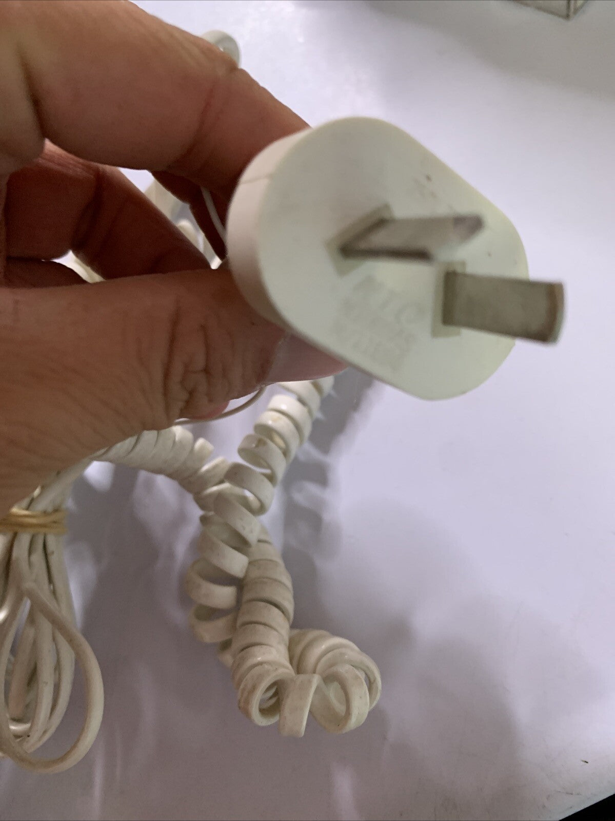 Audioline Corded Telephone & Alarm Clock Radio NBN Compatible Tested CRT2