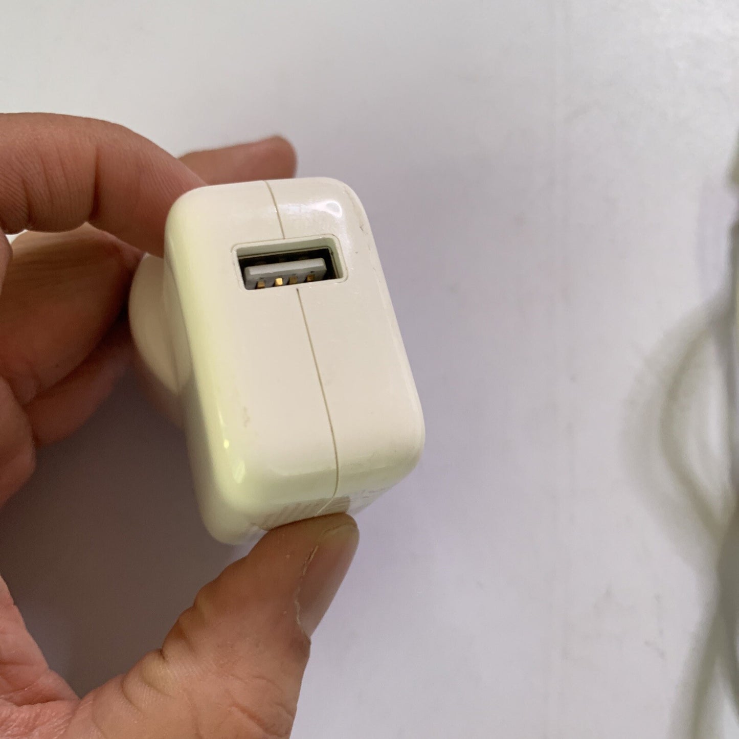 Genuine Apple 1357 10W USB Wall Charger + Lighting Cable