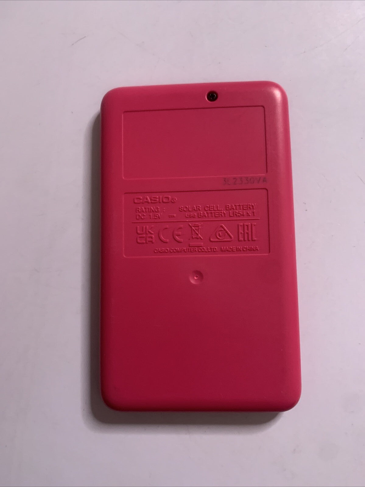 Casio SL-310UC Tax Solar Pocket Calculator Red