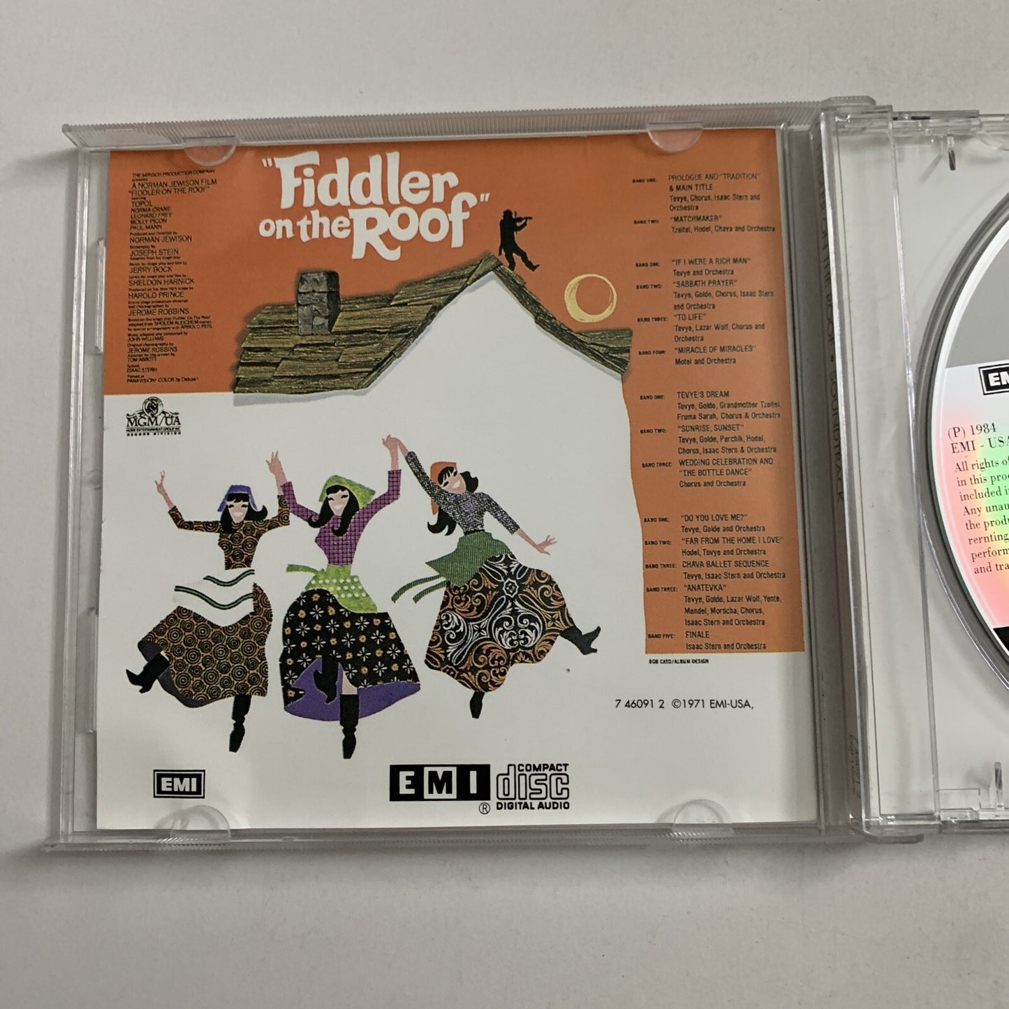 Fiddler On The Roof by Original Film Soundtrack OST John Williams (CD, 1989)