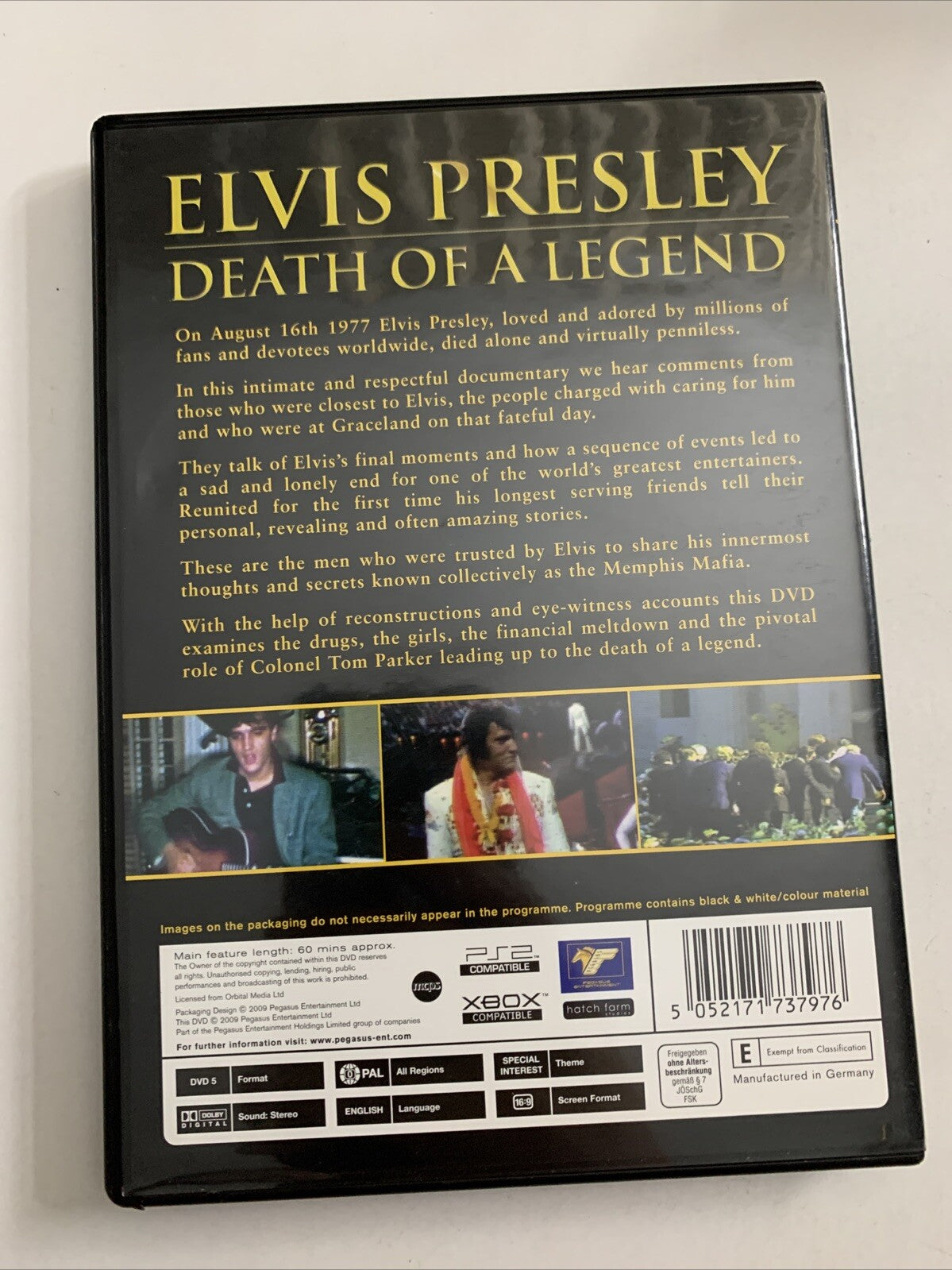 Elvis Presley Death Of A Legend (DVD, 1997) All Regions