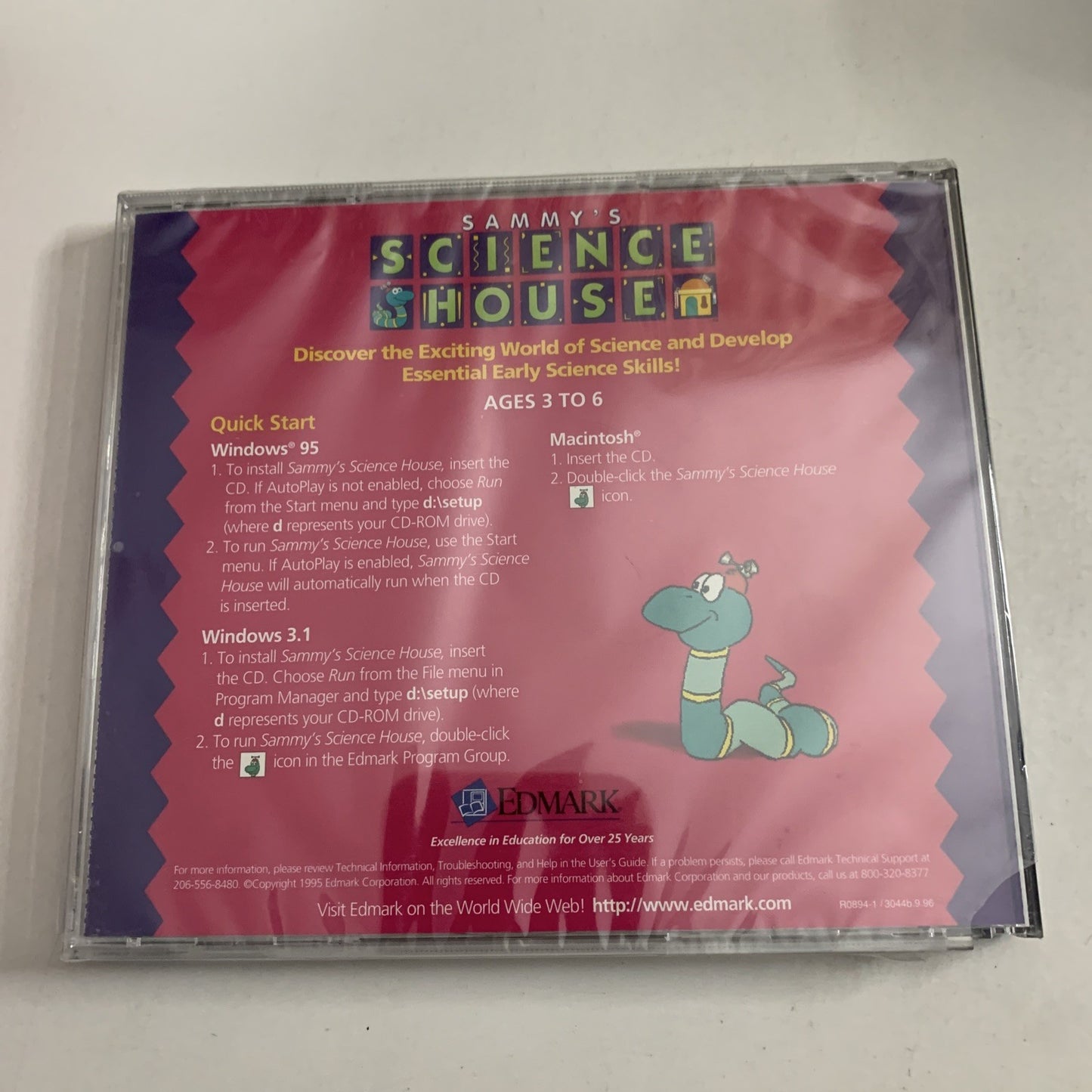 Sammy's Science House PC Windows Mac CDROM