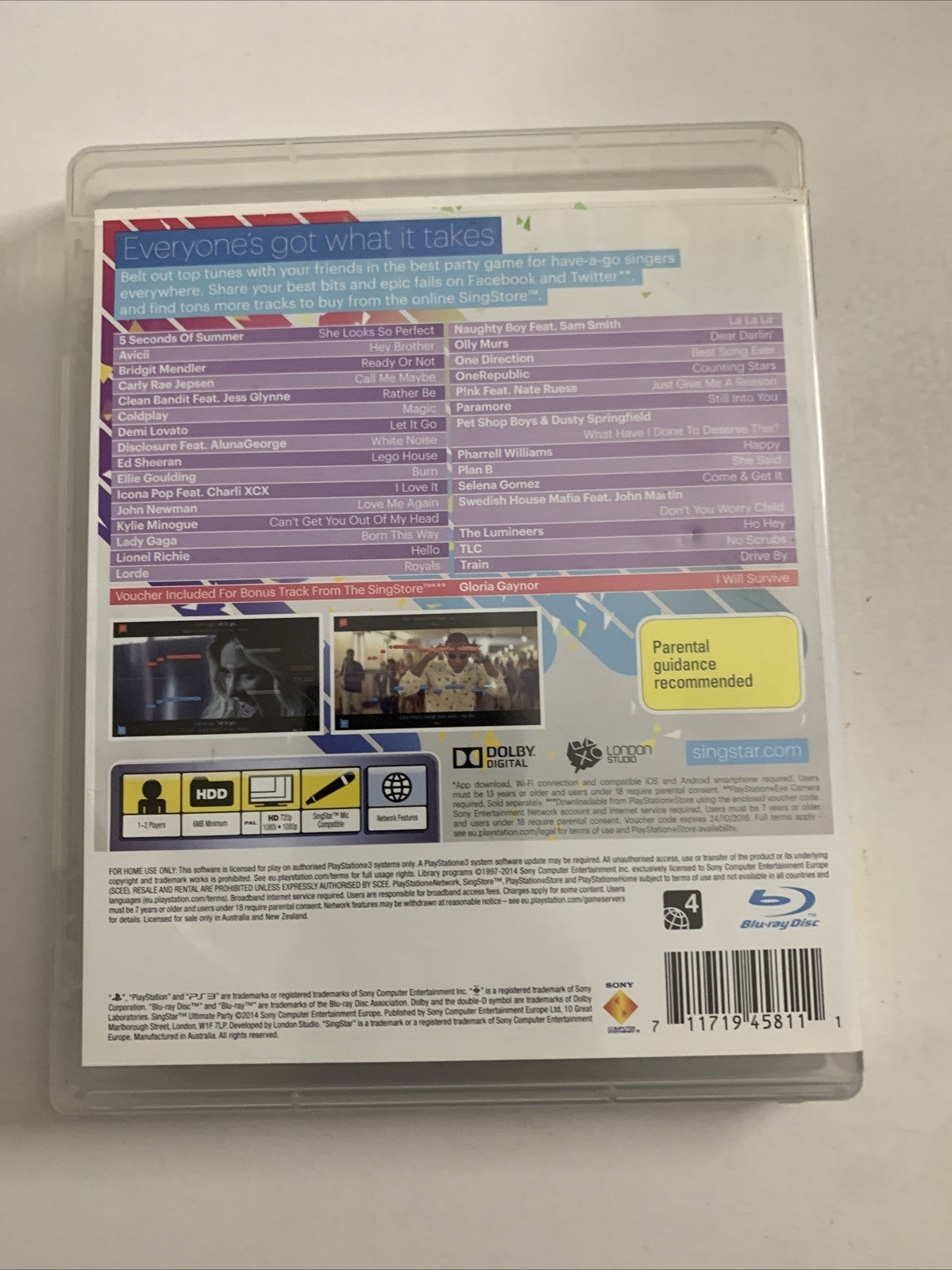 SingStar Ultimate Party PS3 PlayStation 3 Game