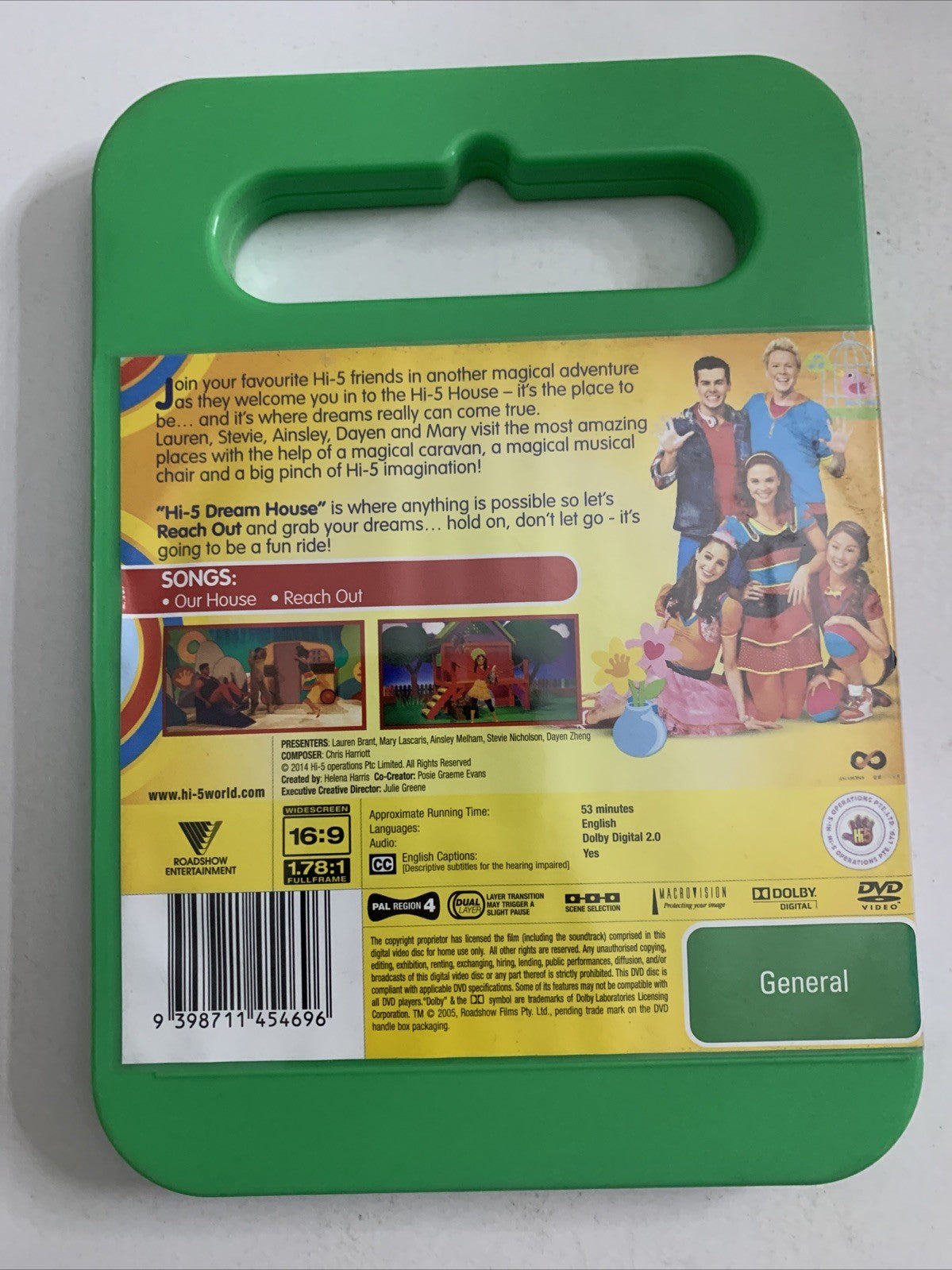 Hi-5 Dream House (DVD, 2013) Region 4