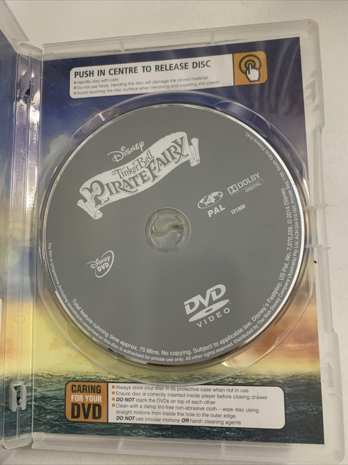 Tinker Bell And The Pirate Fairy (DVD, 2014) Disney Animation Region 4
