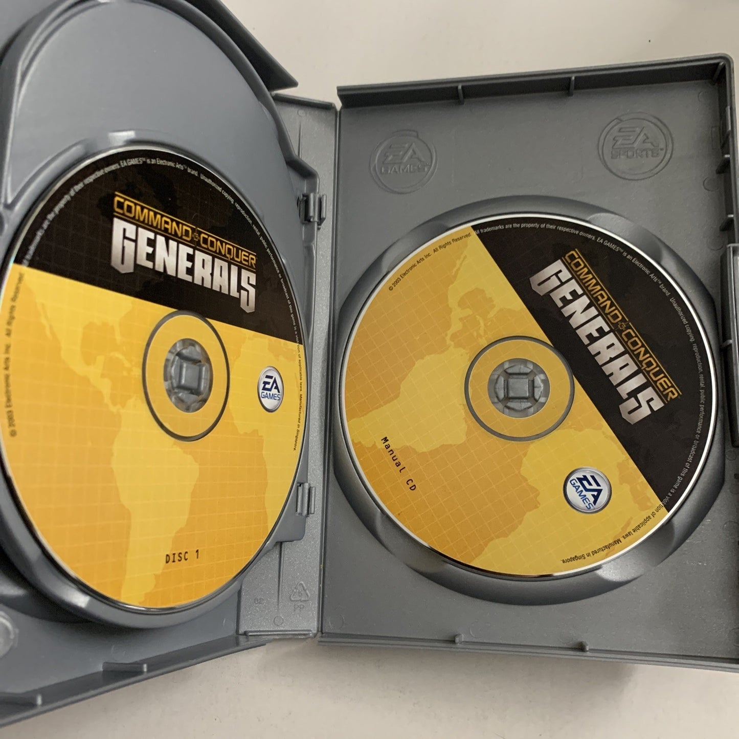 Command & Conquer Generals PC Windows CDROM 2002 RTS Strategy Game