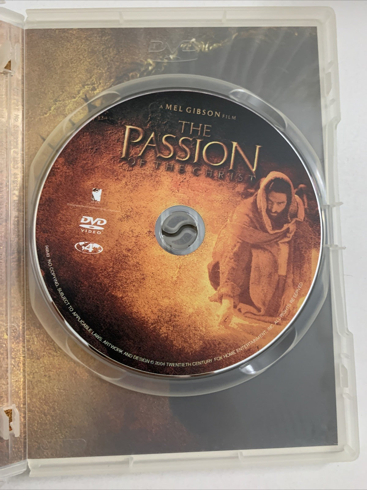 The Passion Of The Christ (DVD, 2004) James Caviezel Region 4