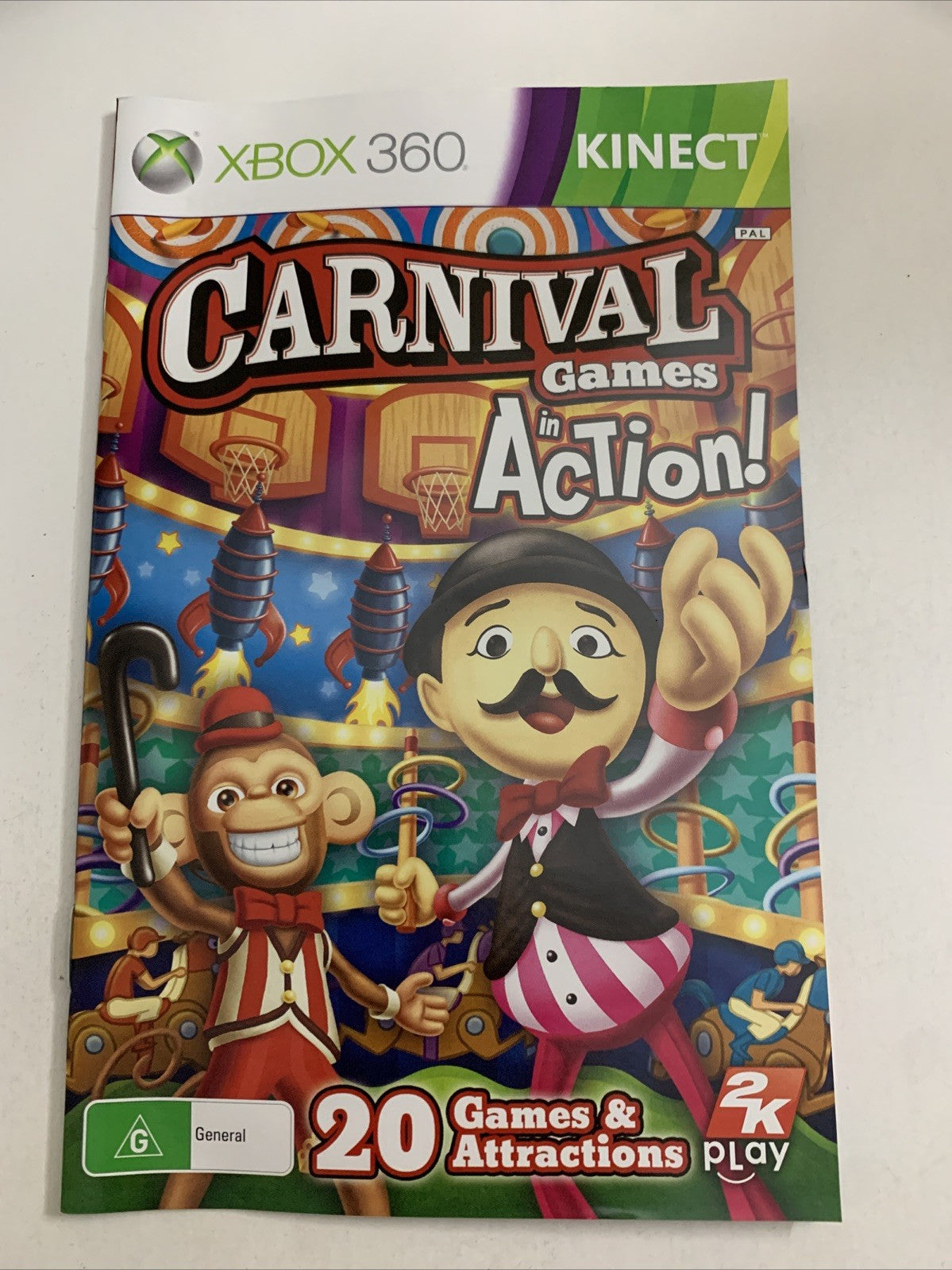 Carnival Games In Action Microsoft XBOX 360 PAL Game