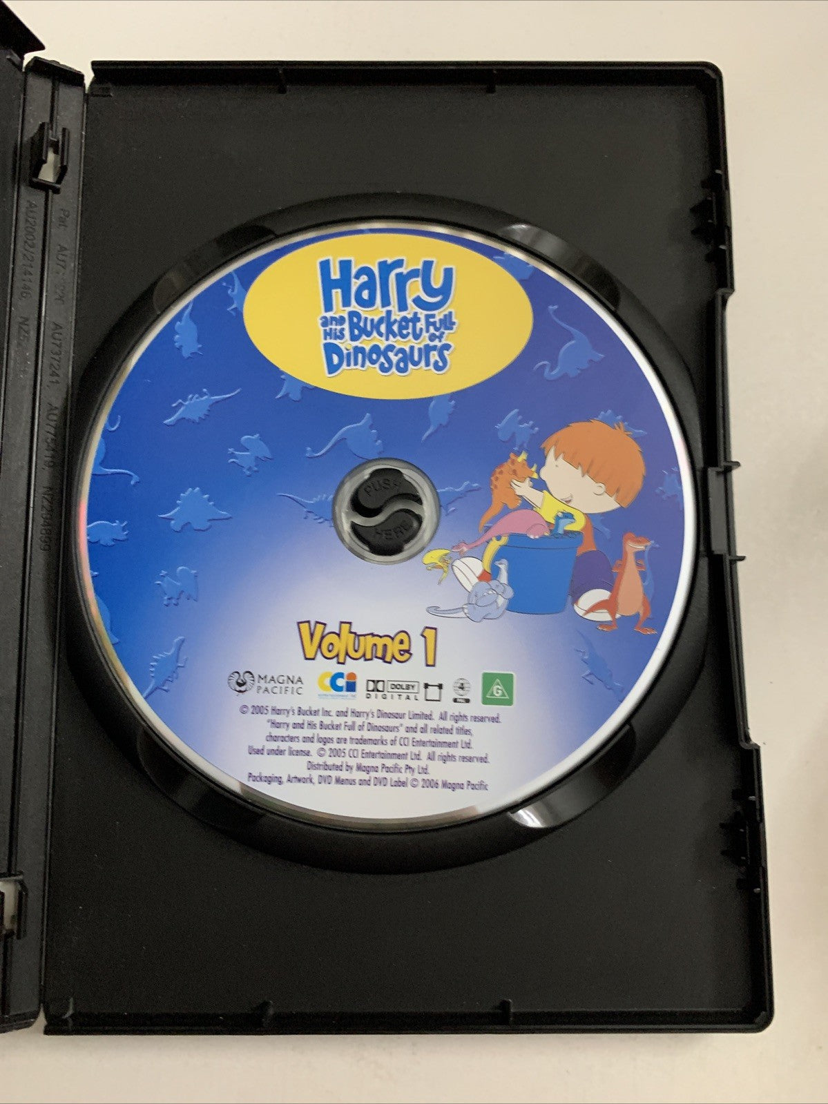 Harry And His Bucket Full of Dinosaurs : To Dino World & Back (DVD,2005) Region4