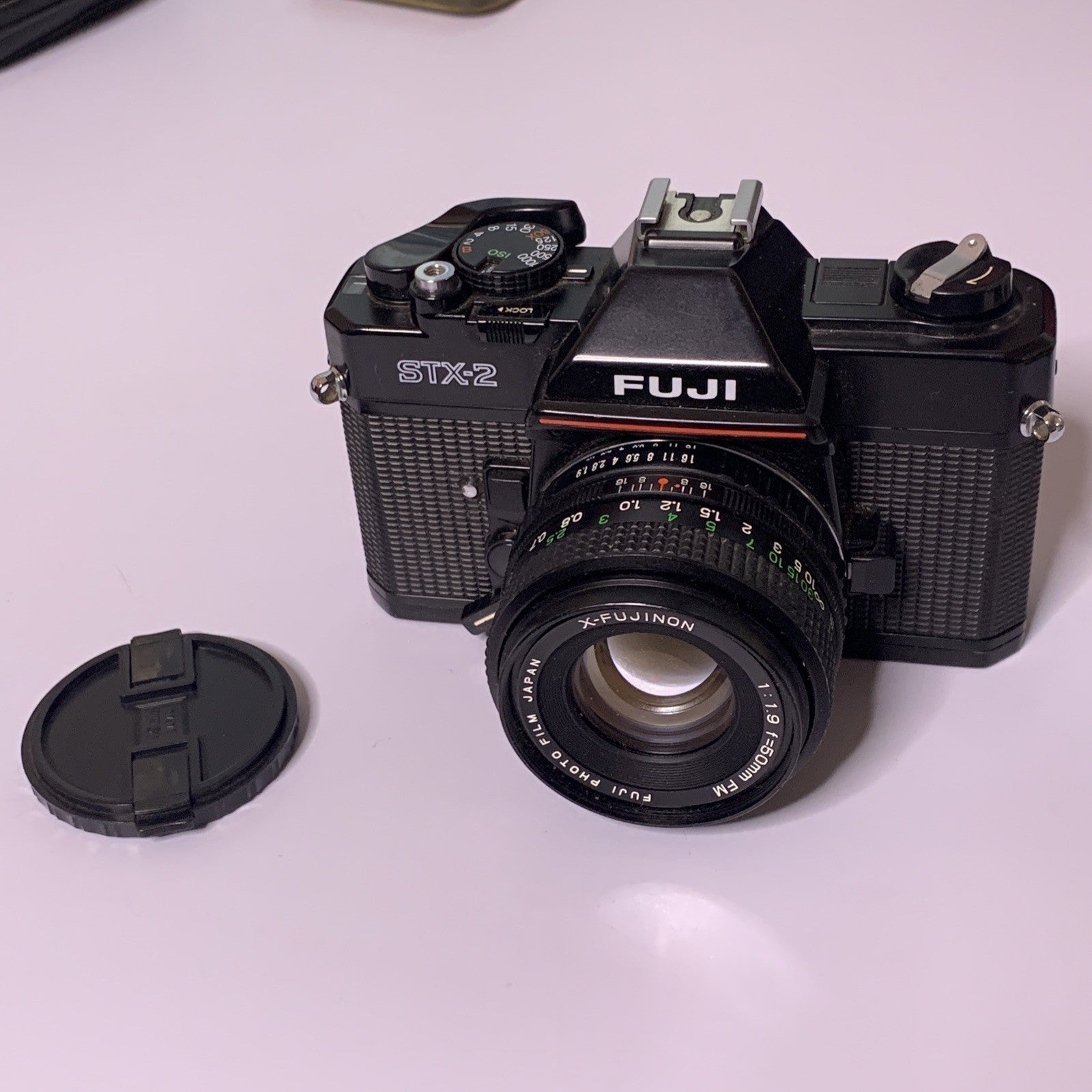 Fuji STX-2 35mm SLR Film Camera 50mm f/1.9-16 Lens – Retro Unit