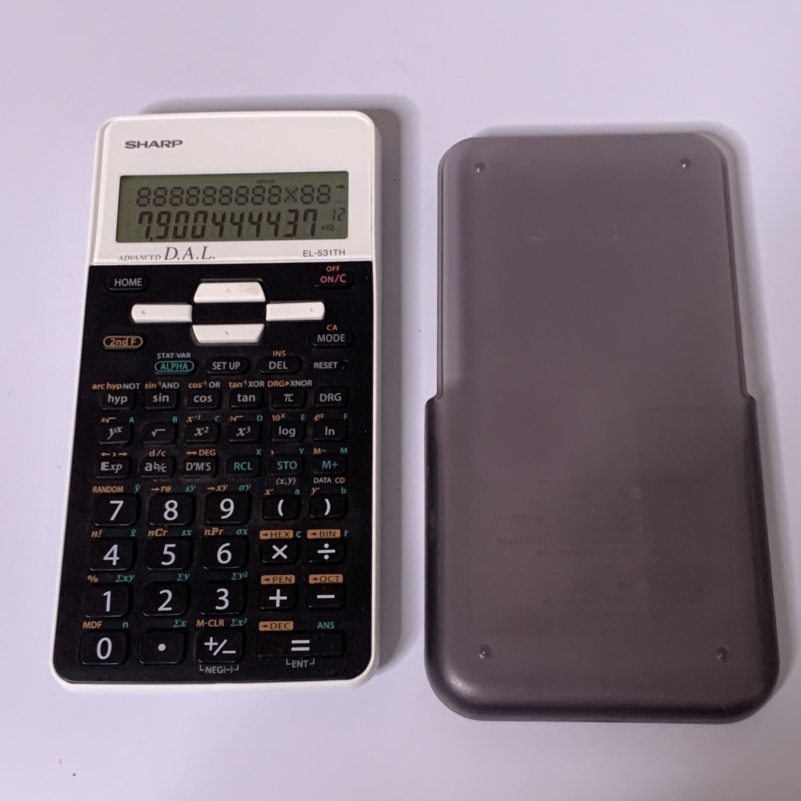 Sharp EL-531TH Scientific Calculator With Cover White – Retro Unit