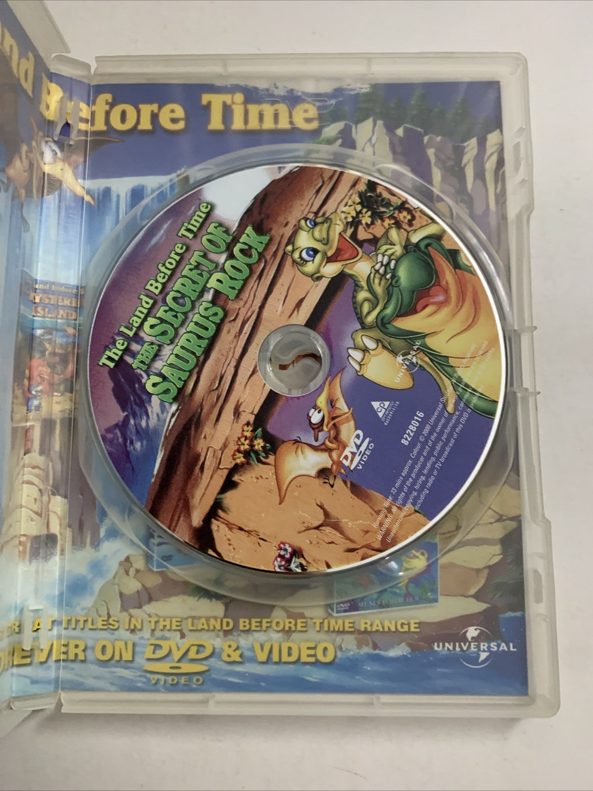 The Land Before Time : The Secret Of Saurus Rock (DVD, 1998) Region 4 &2