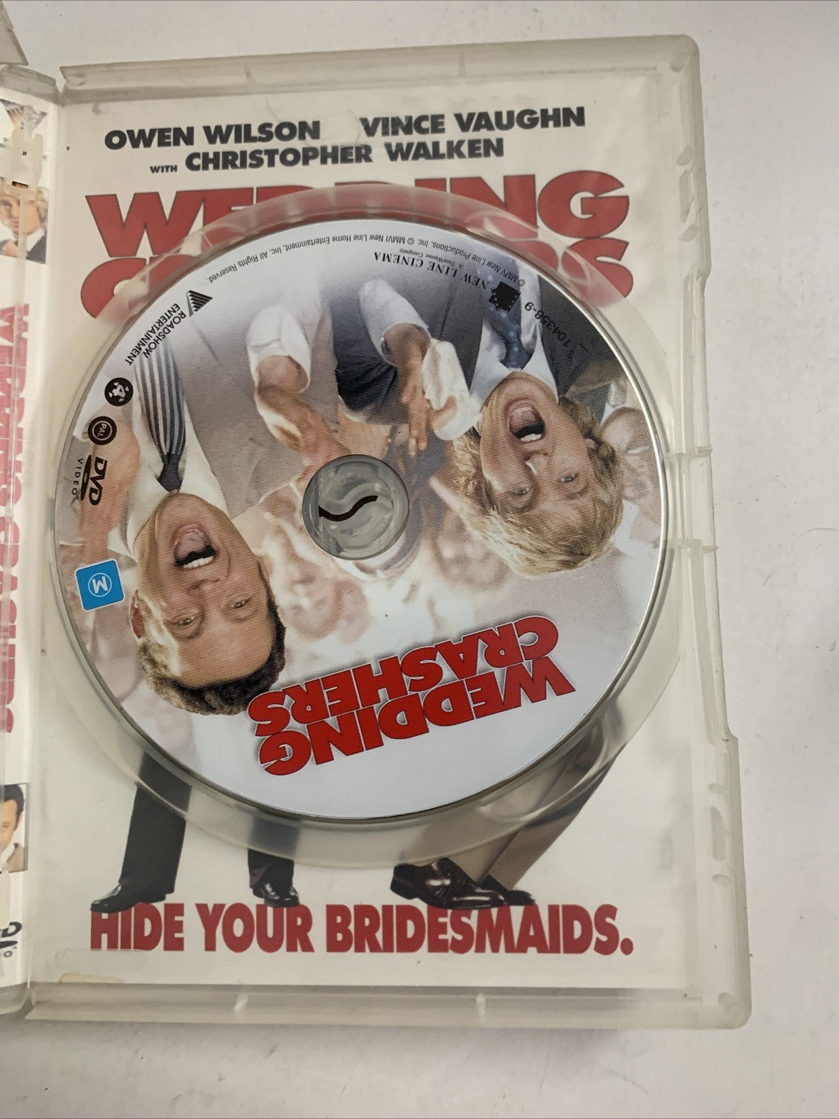 Wedding Crashers (DVD, 2005) Rachel McAdams, Owen Wilson, Vince Vaughn Region 4