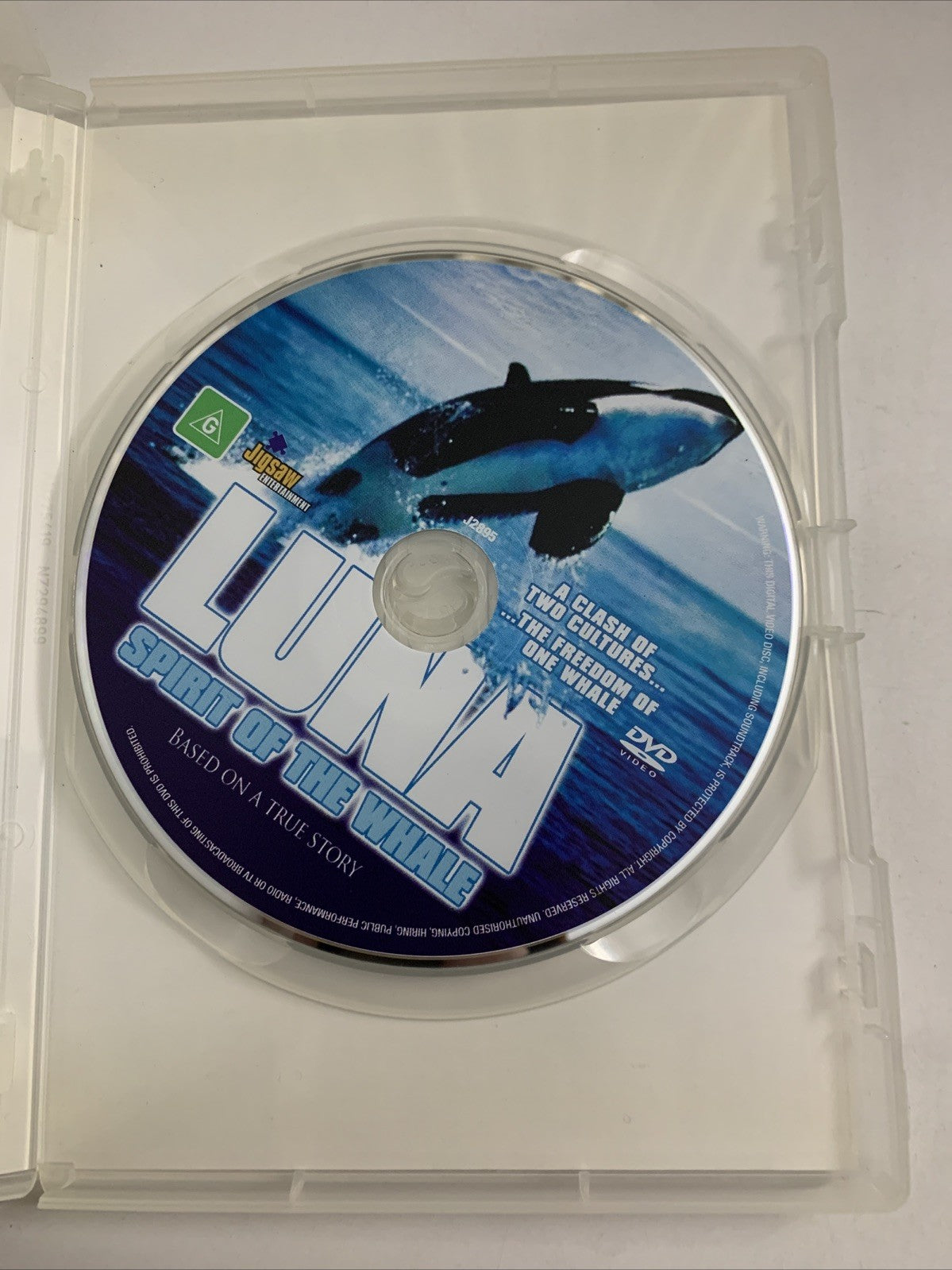Luna Spirit Of The Whale (DVD, 2008) Graham Greene, Jason Priestley Region 4