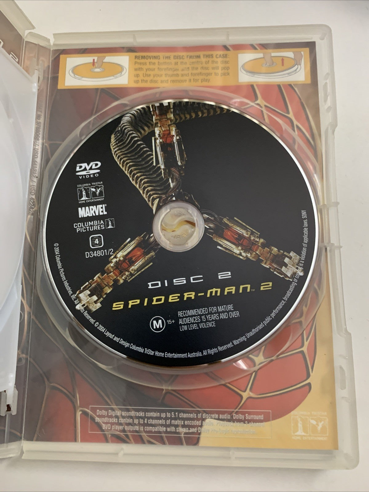 Spider-Man 2 : Collector's Edition (DVD, 2004) Region 4