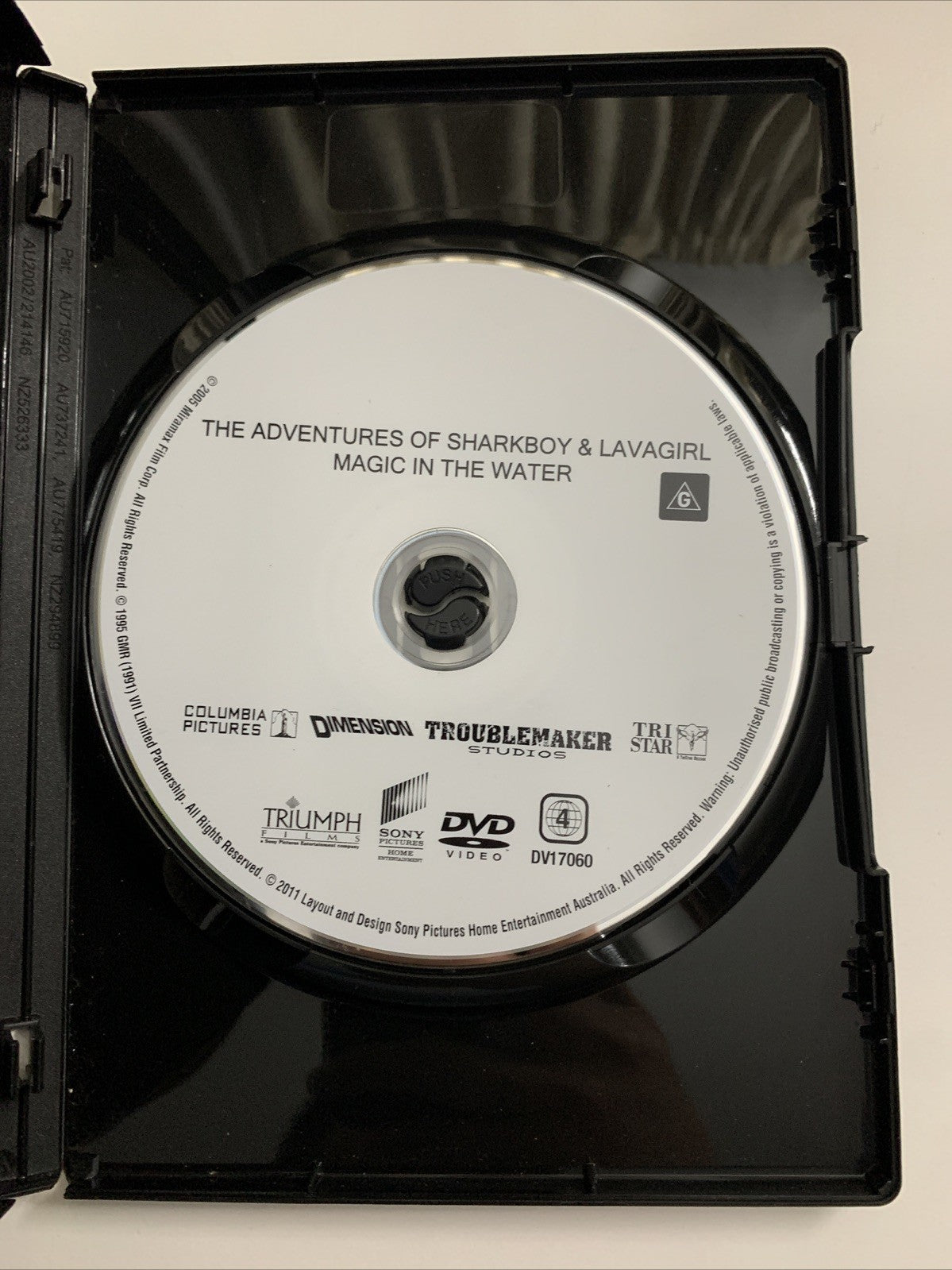 Adventures Of Sharkboy And Lavagirl / Magic In The Water (DVD, 2011) Region 4