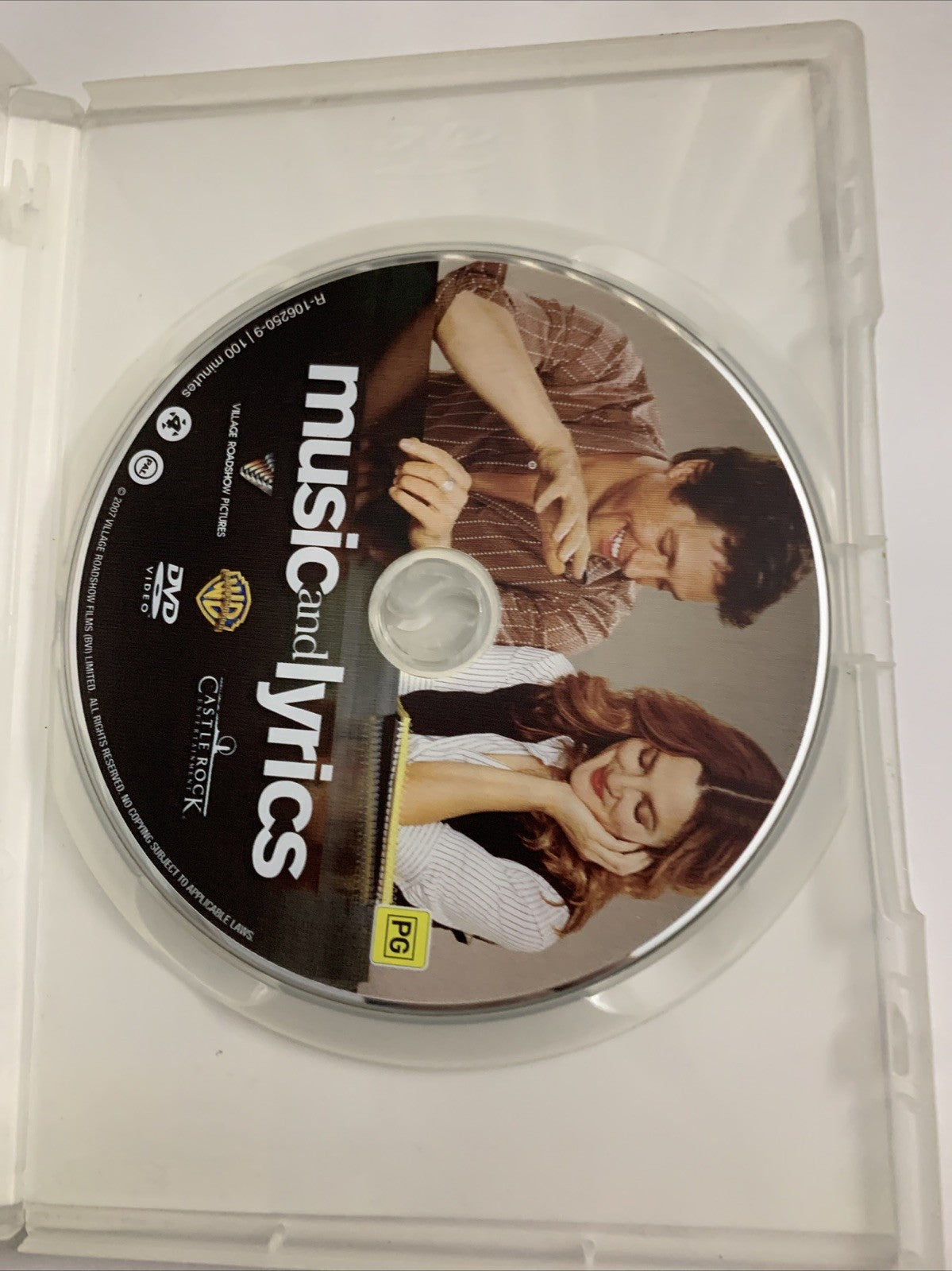 Music And Lyrics (DVD, 2007) Hugh Grant, Drew Barrymore, Brad Garrett Region 4