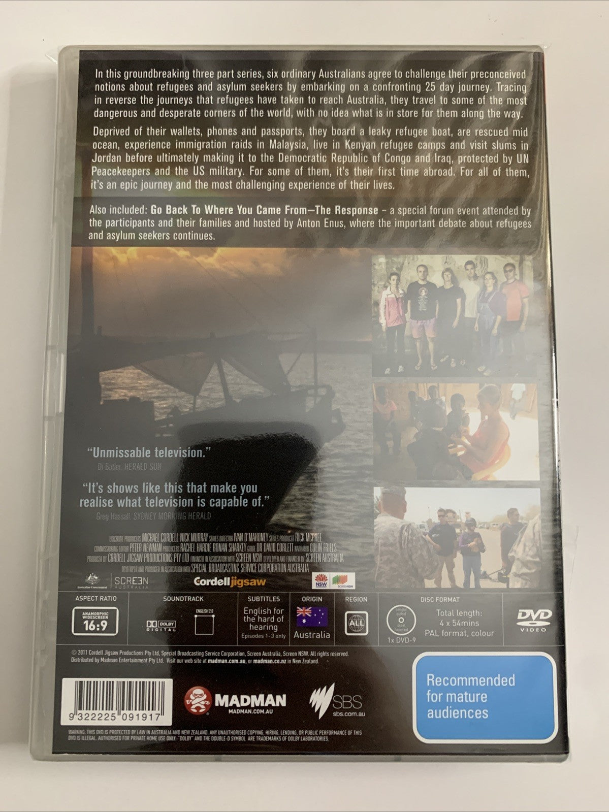 Go Back To Where You Came From : Series 1 (DVD, 2011) All Regions NEW