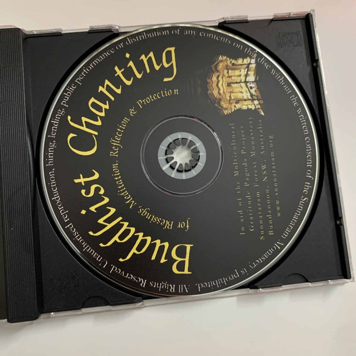 Buddhist Chanting For Blessings Meditation & Protection (CD) Sunnataram Forest