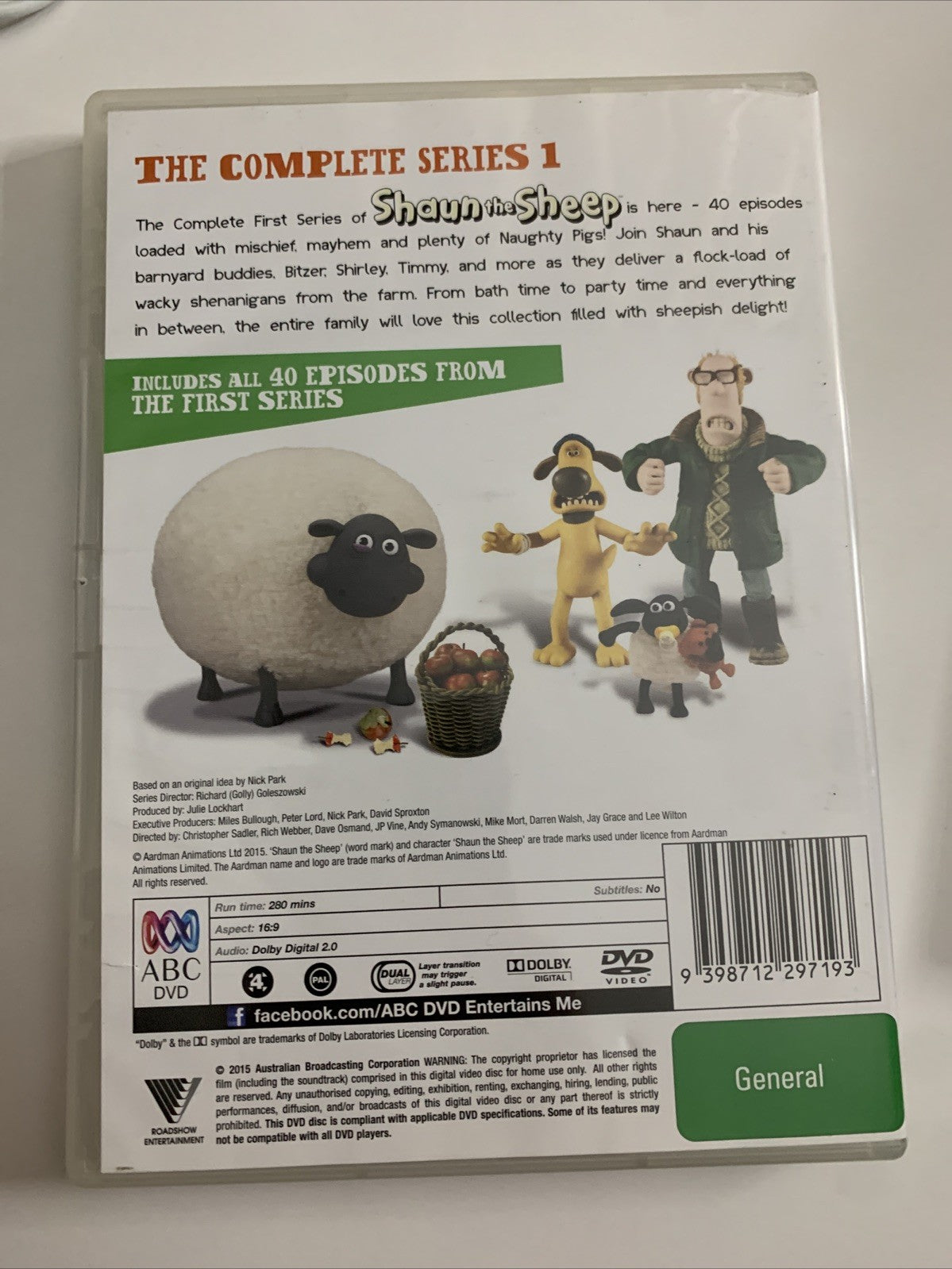 Shaun The Sheep : Season 1 & 2 (DVD, 2014) Region 4
