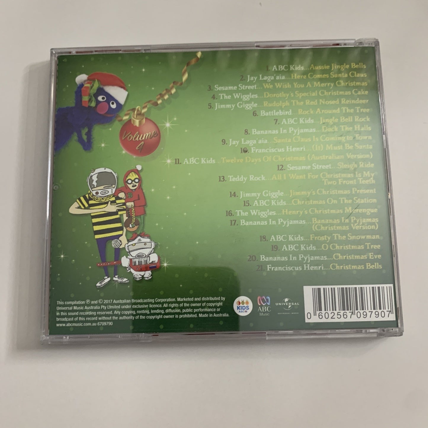 ABC Kids Christmas Volume 4 by ABC Kids (CD, 2017) The Wiggles Album