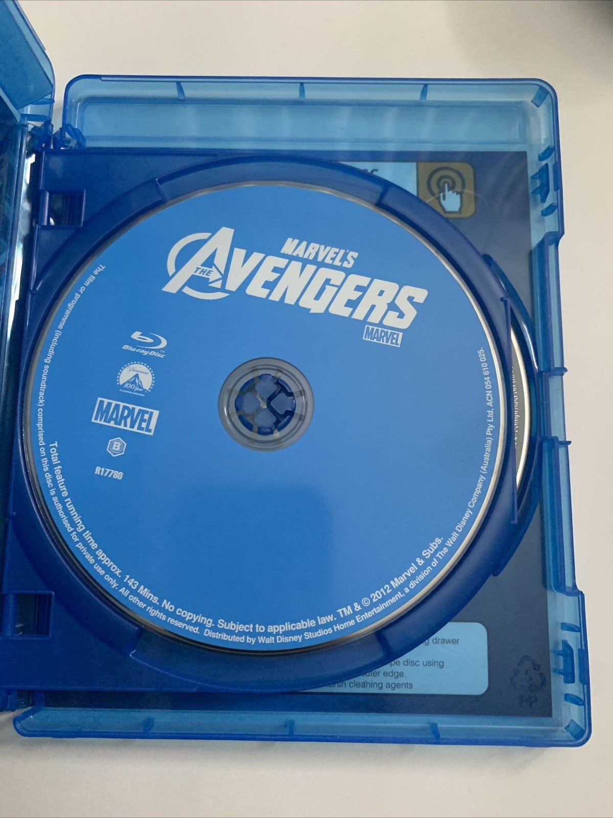 The Avengers (Blu-ray + DVD, 2012) Region B & 4