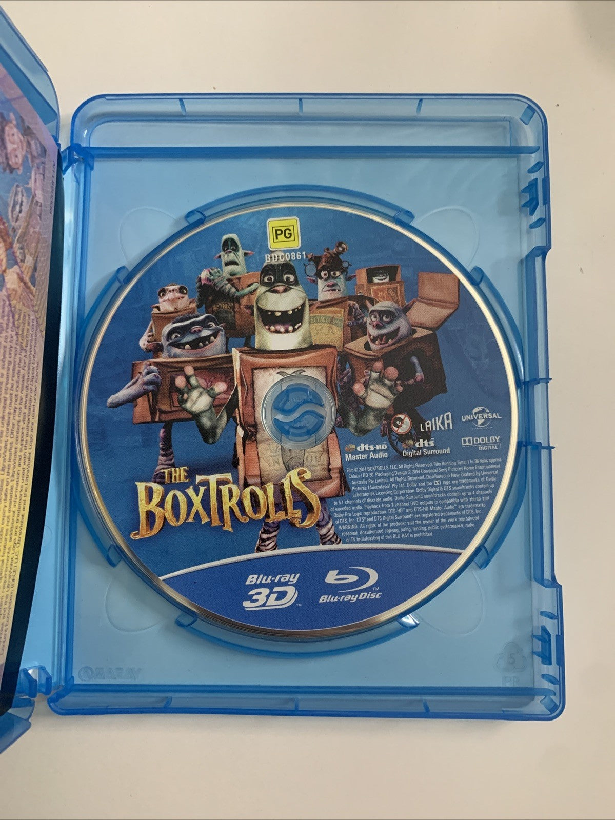 The Boxtrolls 3D (Blu-ray 3D, 2014) Animated Movie