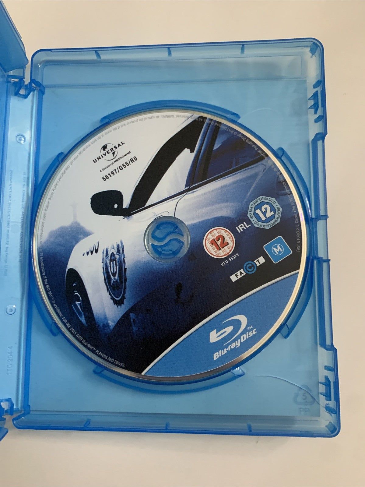 Fast & Furious 5 (Blu-ray, 2011) Paul Walker, Vin Diesel, Dwayne Johnson RegionB