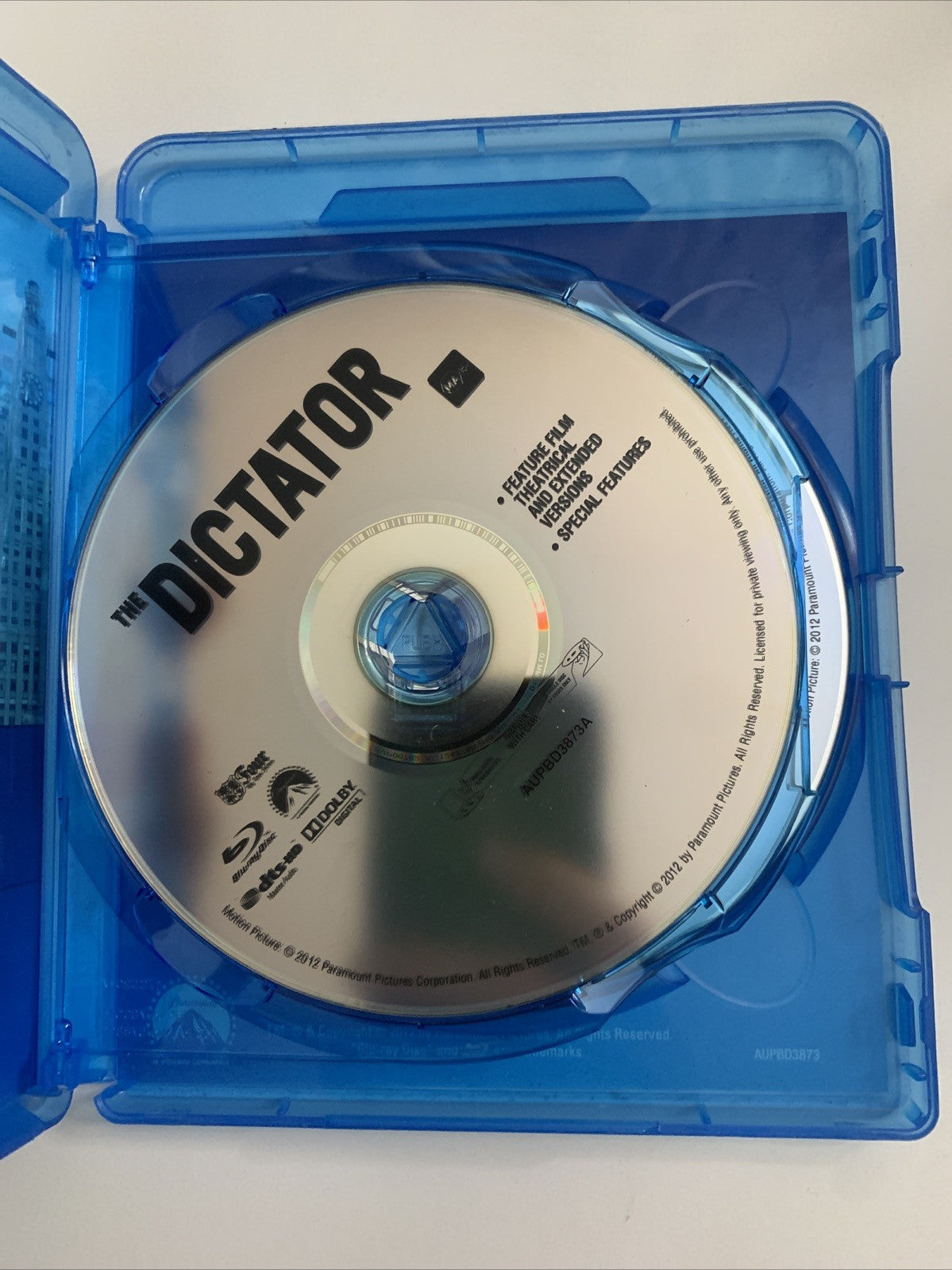 The Dictator (Extended Edition, Blu-ray + DVD, 2012) Region B &4