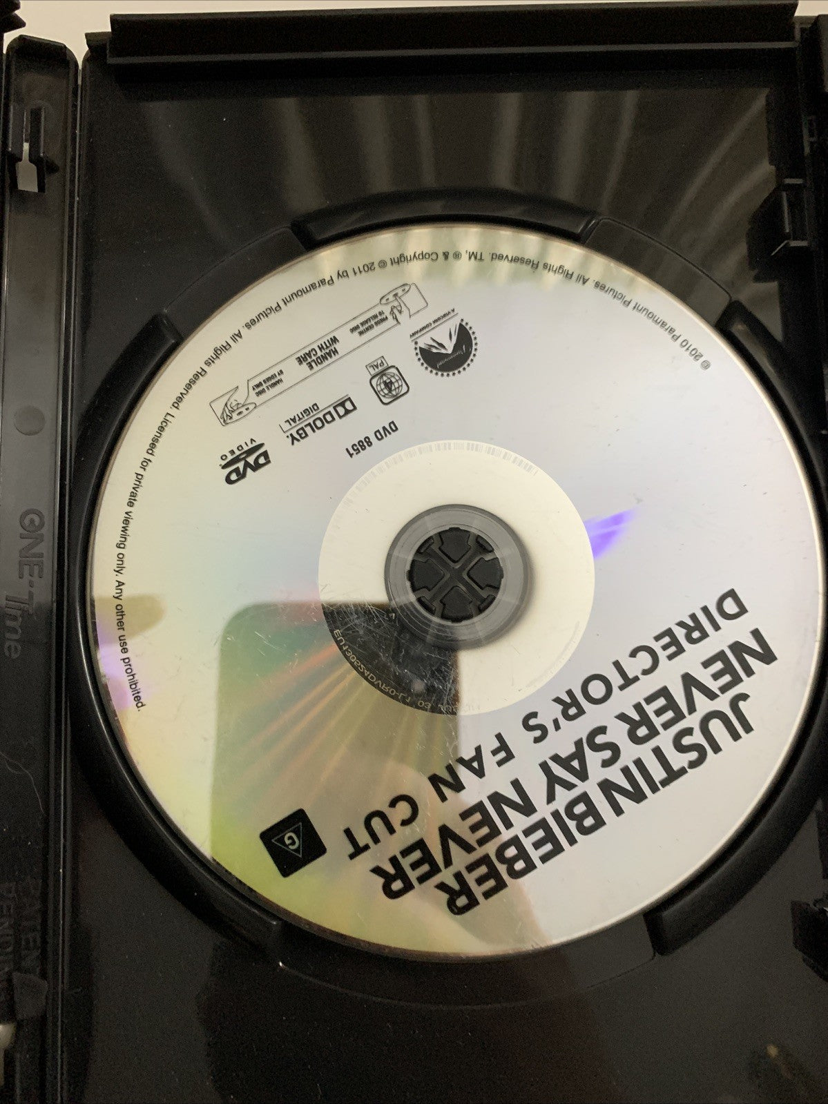 Justin Bieber Never Say Never (Limited Extended Directors Edition) DVD Region 4