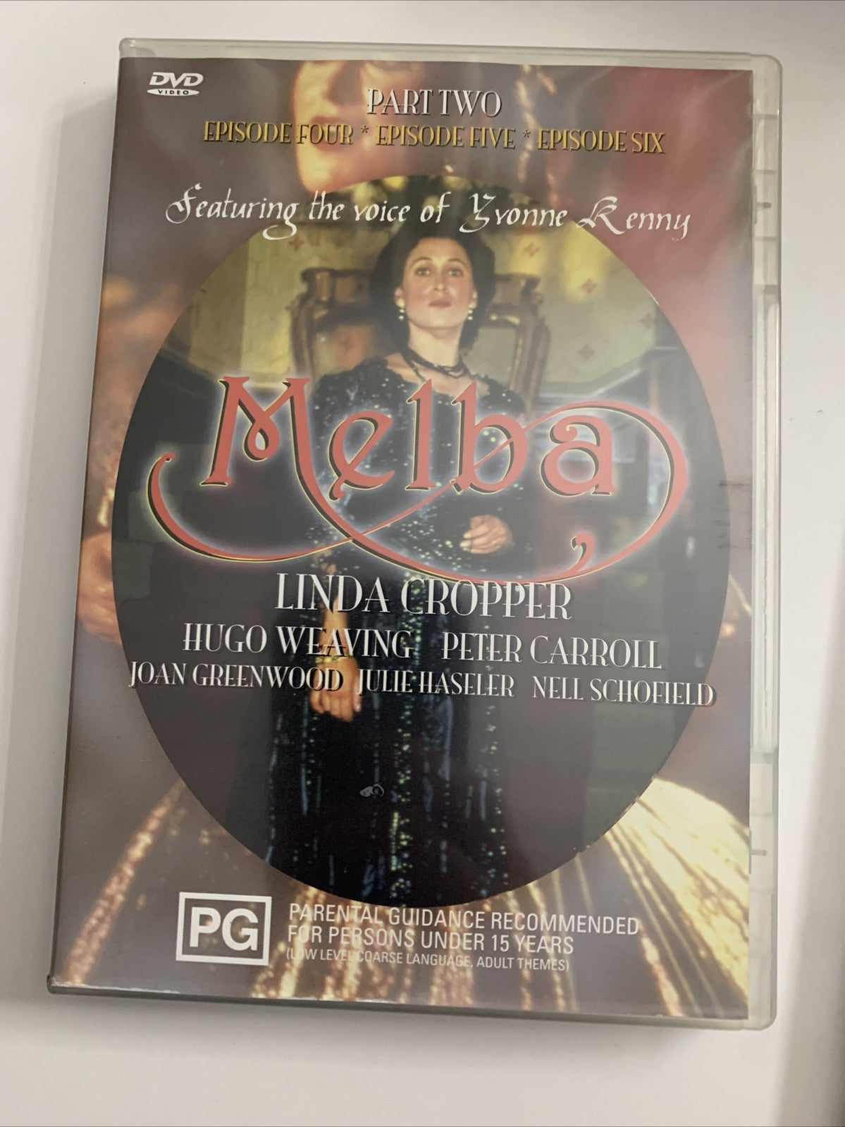 Melba (DVD, 1988) Complete Mini Series Linda Cropper, Hugo Weaving All Regions