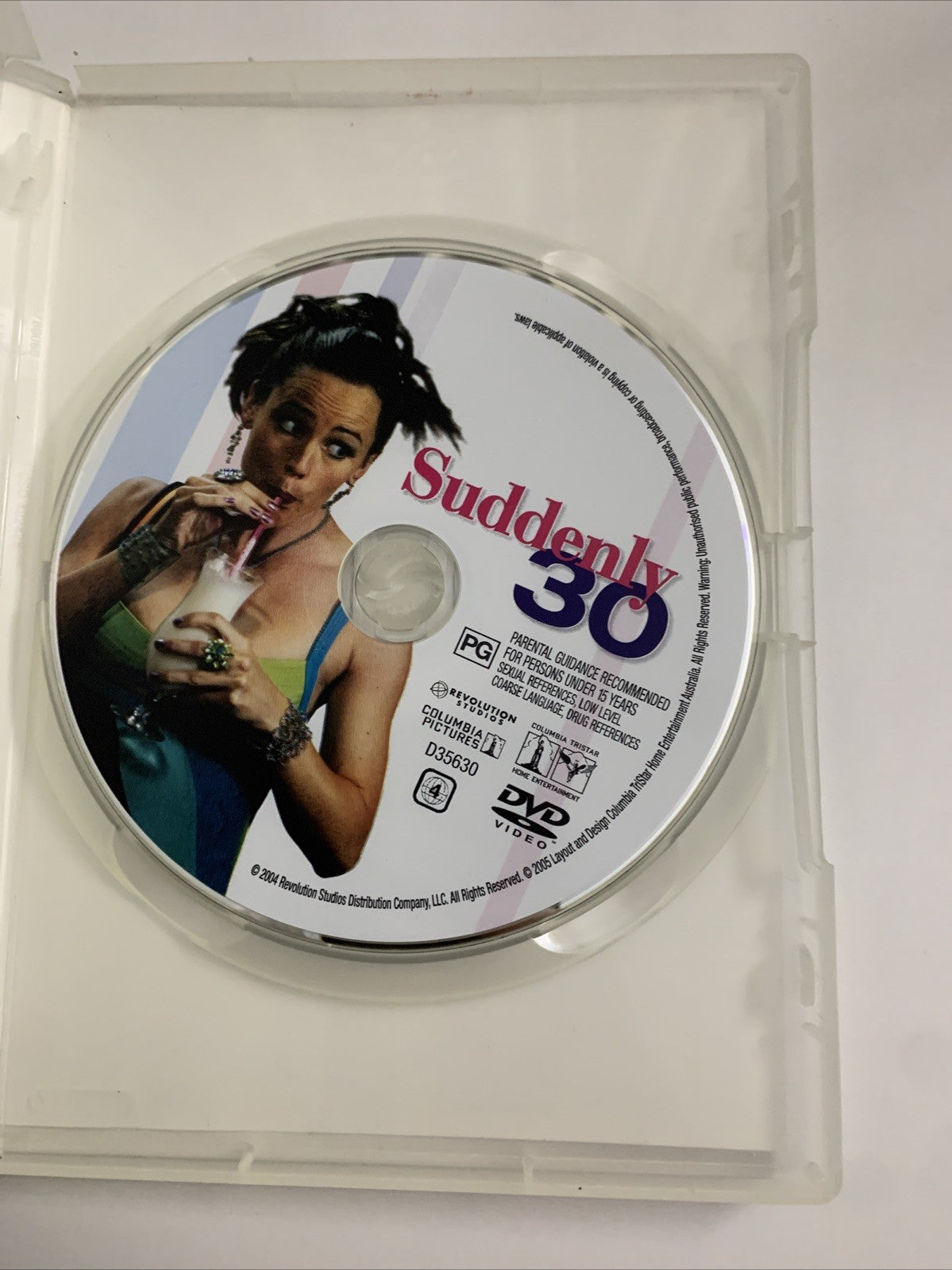 Suddenly 30 (DVD, 2004) Jennifer Garner, Mark Ruffalo, Andy Serkis Region 4