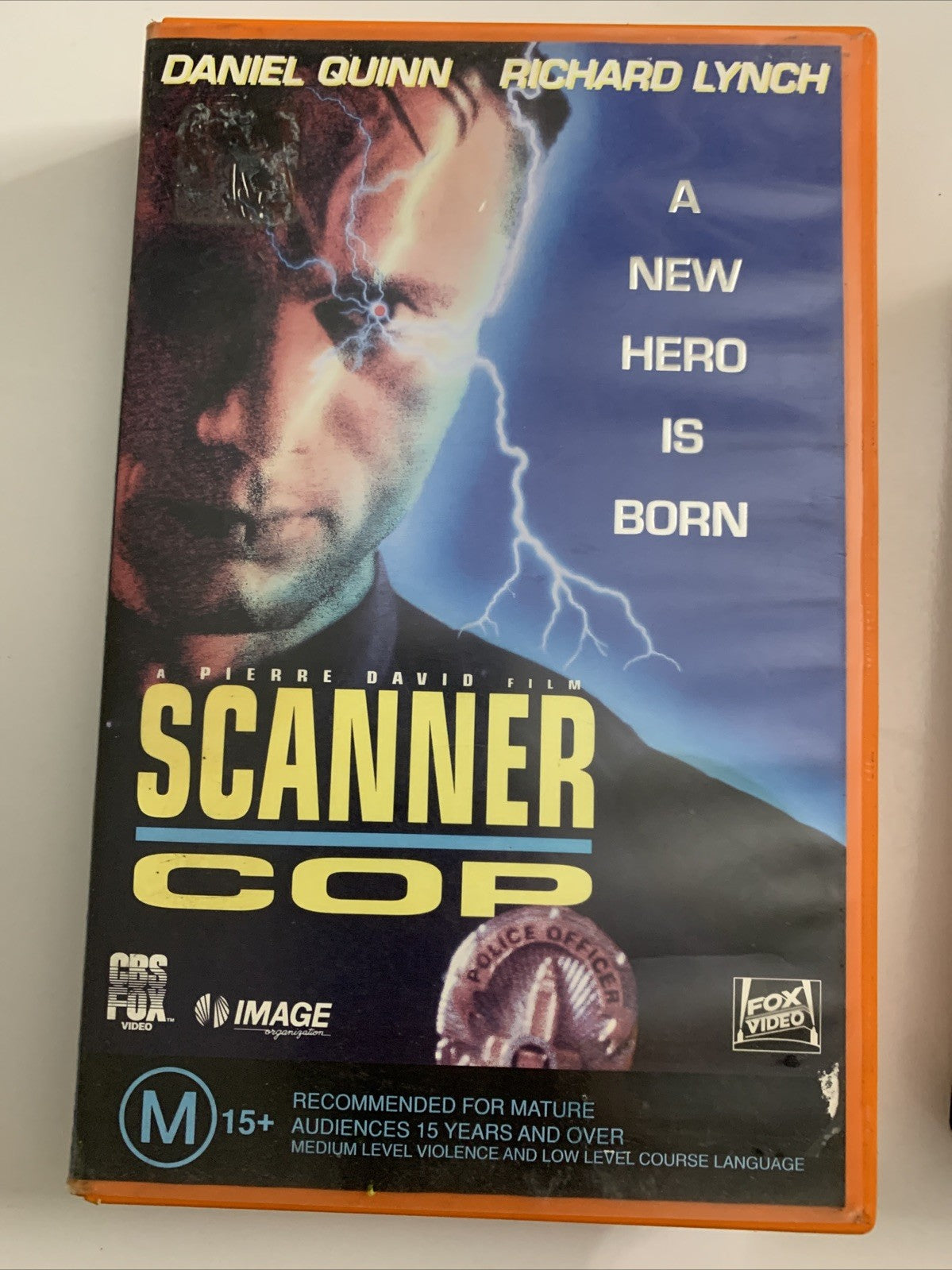 Scanner Cop (VHS, 1993) PAL Daniel Quinn, Darlanne Fluegel, Richard Lynch