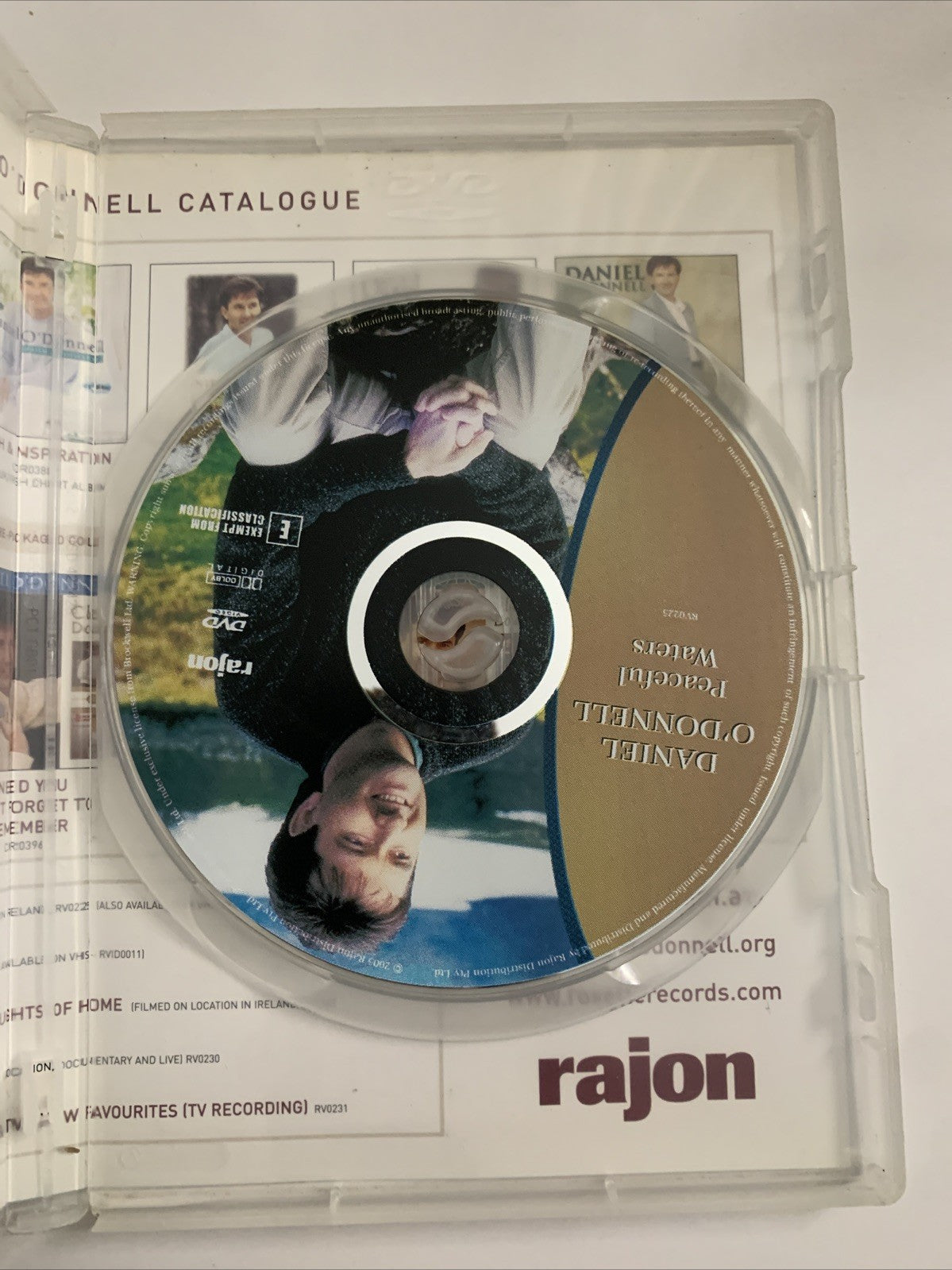 Daniel O'Donnell Peaceful Waters (DVD, 1999) All Regions