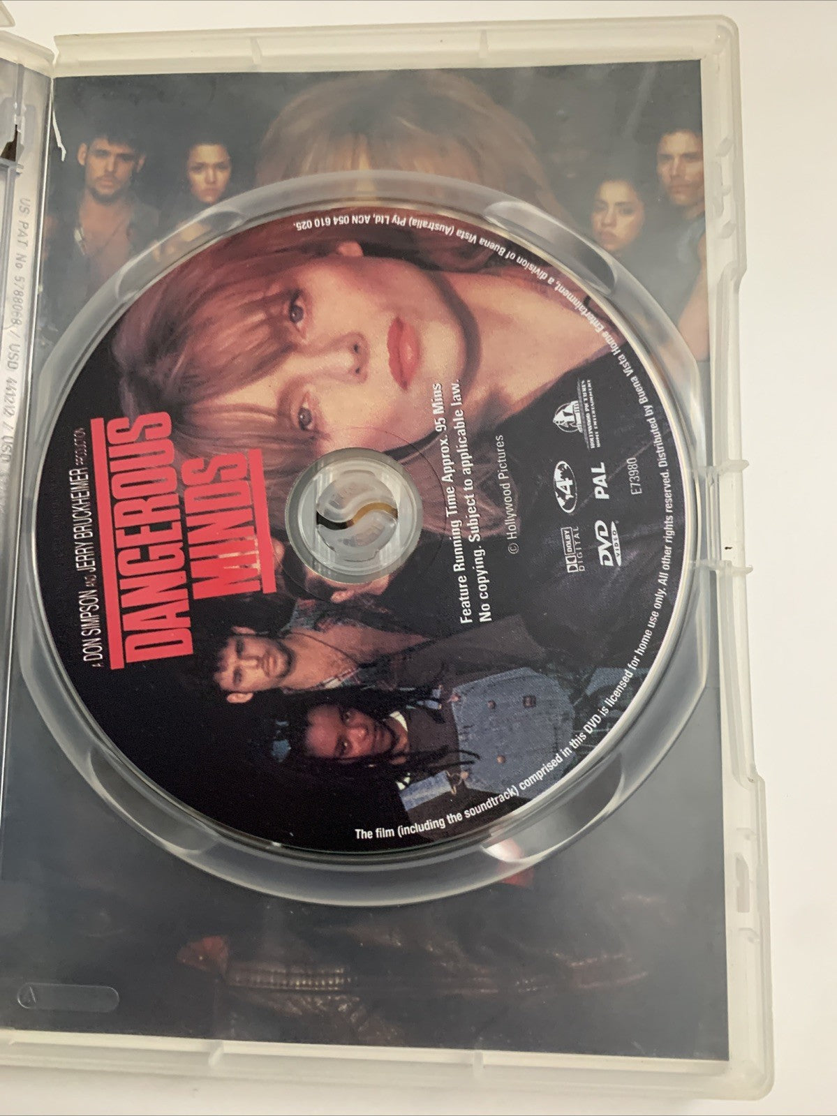 Dangerous Minds (DVD, 1995) Michelle Pfeiffer Region 4