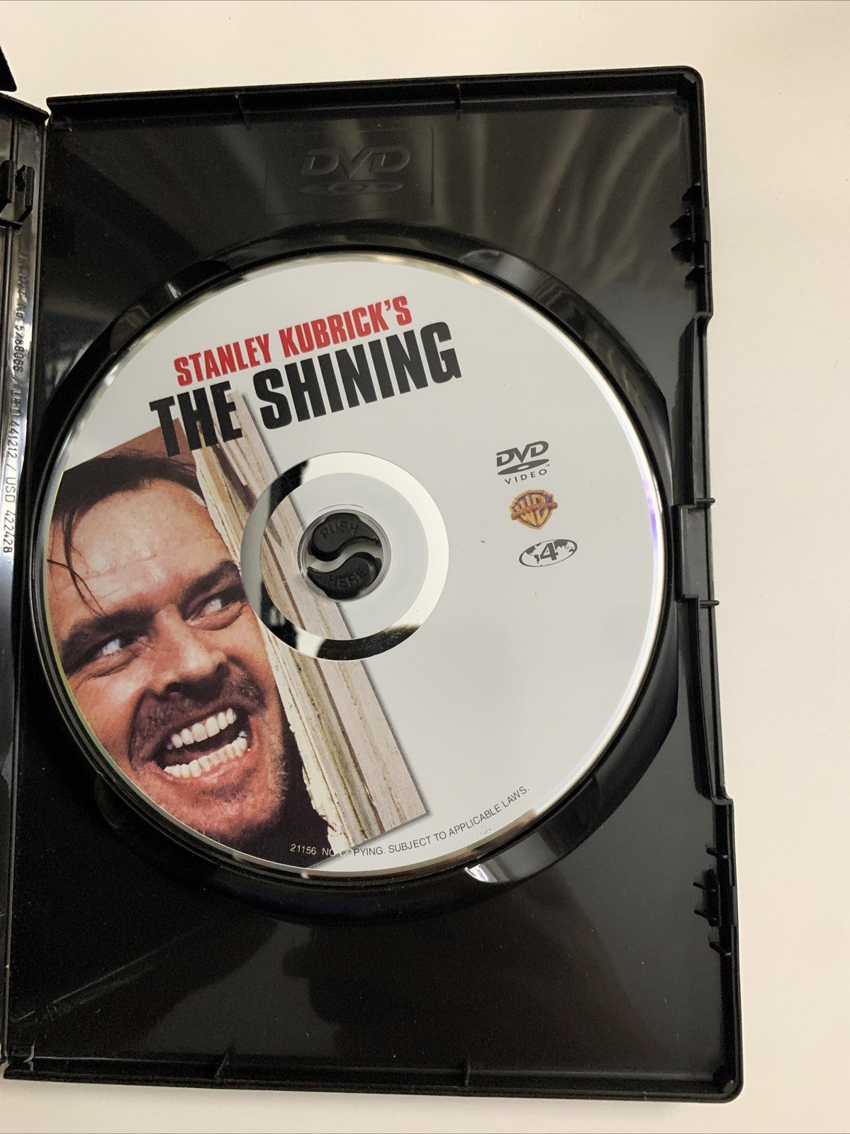 The Shining (DVD, 1980) Stanley Kubrick Film, Jack Nicholson Region 4