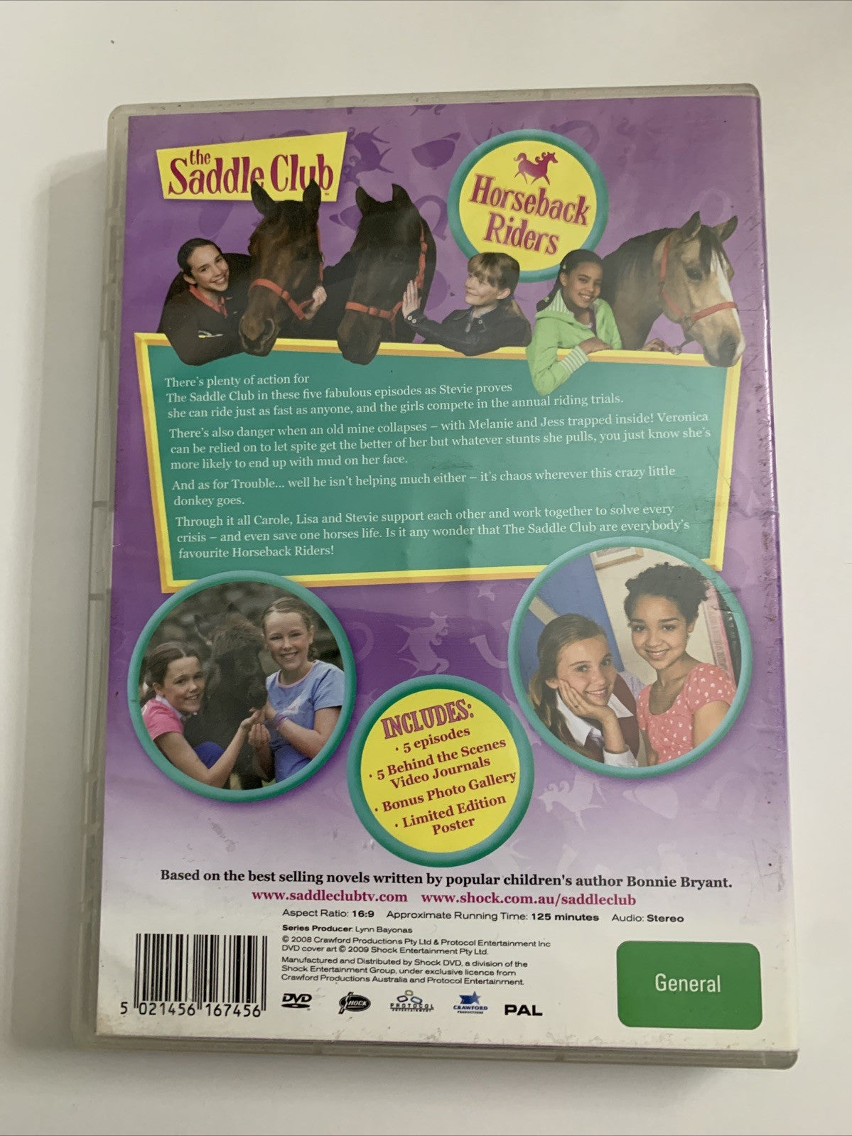The Saddle Club : Horseback Riders (DVD, 2008) Region 4