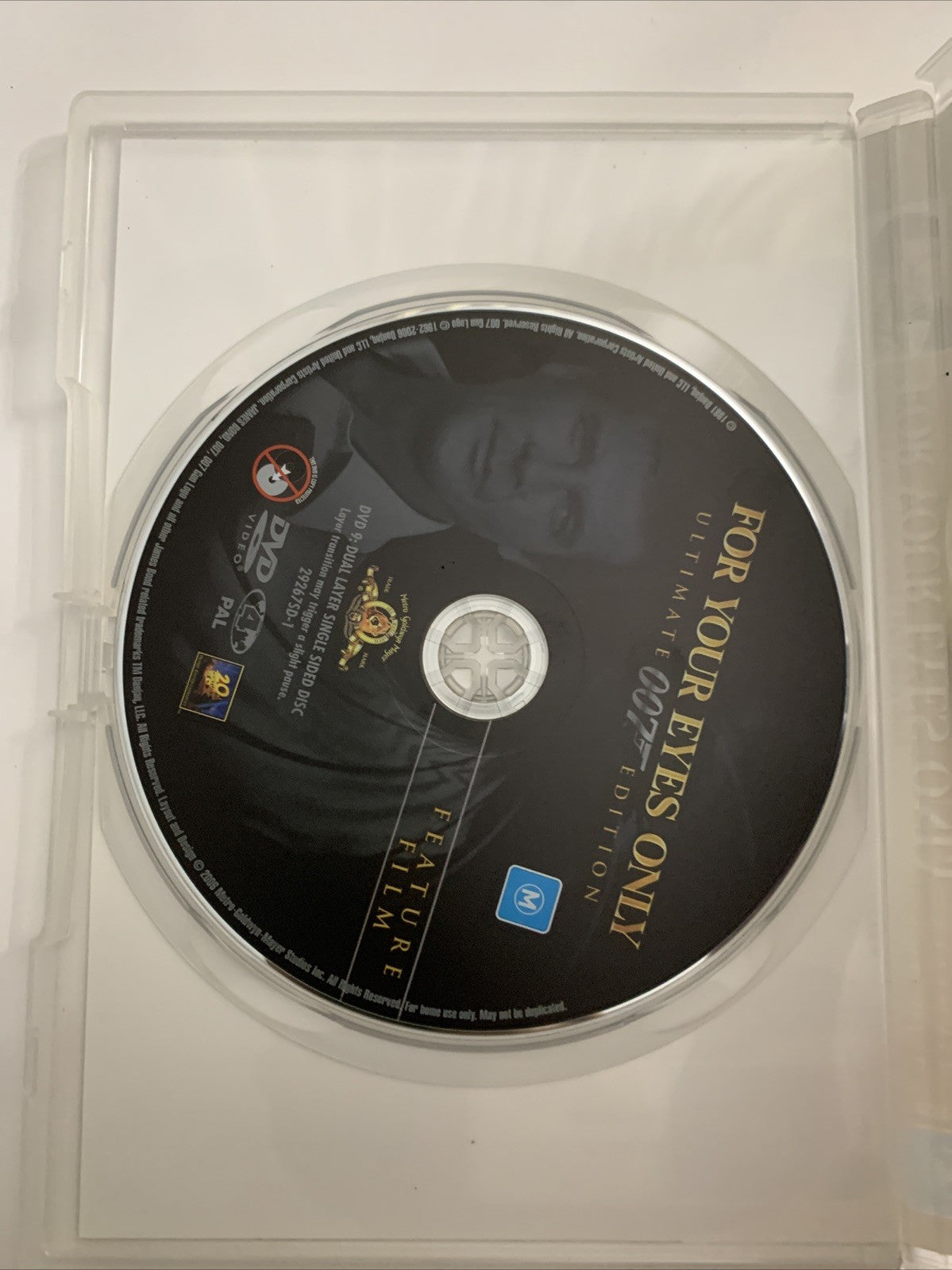 For Your Eyes Only James Bond 007 (DVD, 1981) Roger Moore Region 4