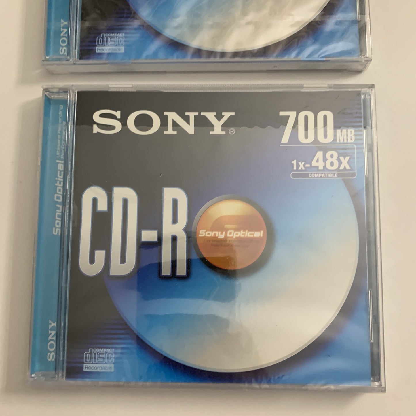 2x Sony CD-R 700MB Blank Media 1X-48X NEW Sealed