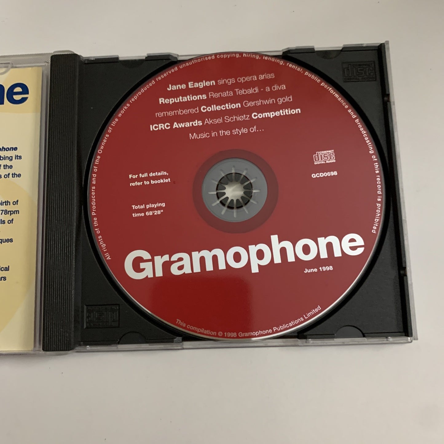 Gramophone June 1998 (CD, 1998) GCF0698