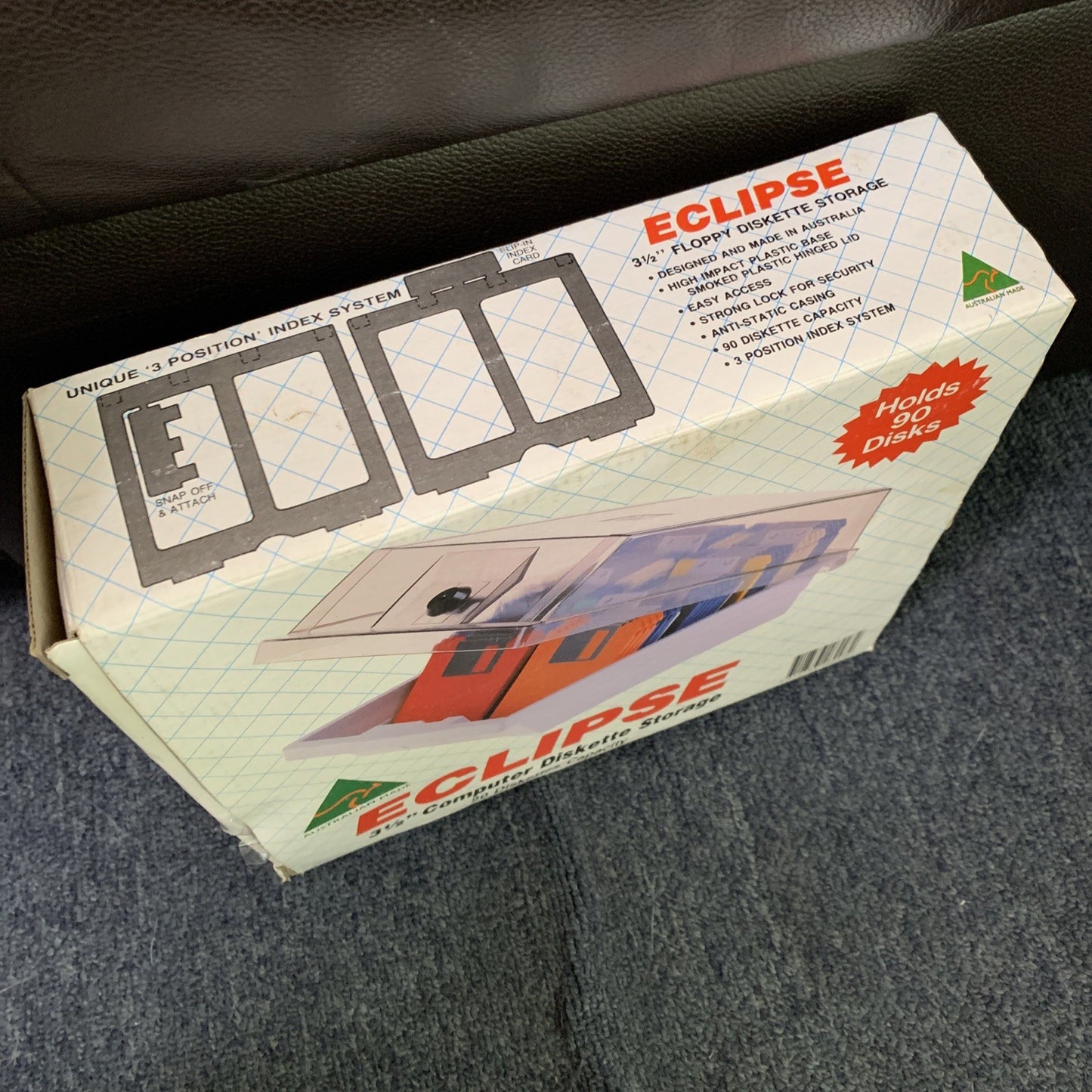 Eclipse 3.5" Floppy Disk Storage 90 Capacity NEW