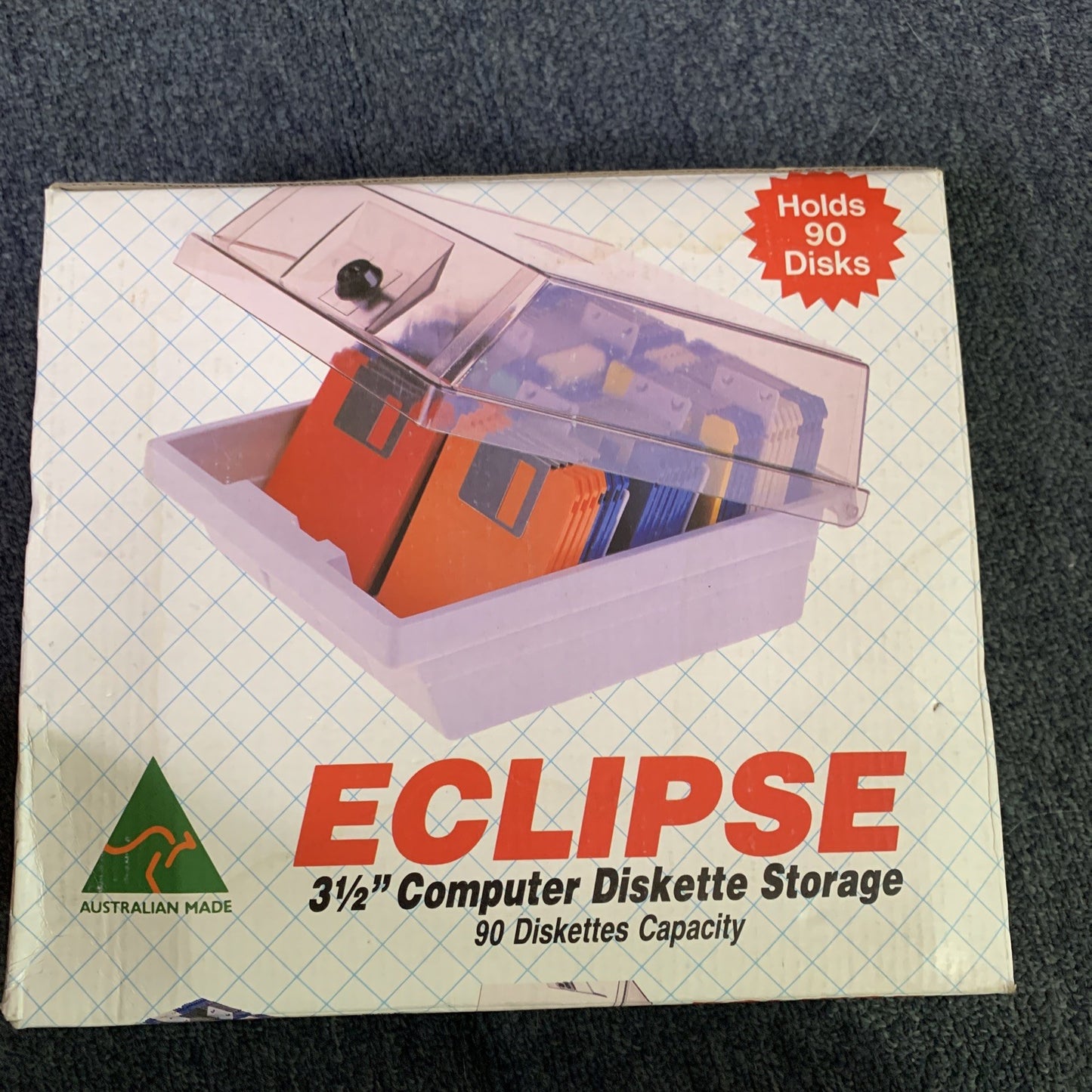 Eclipse 3.5" Floppy Disk Storage 90 Capacity NEW
