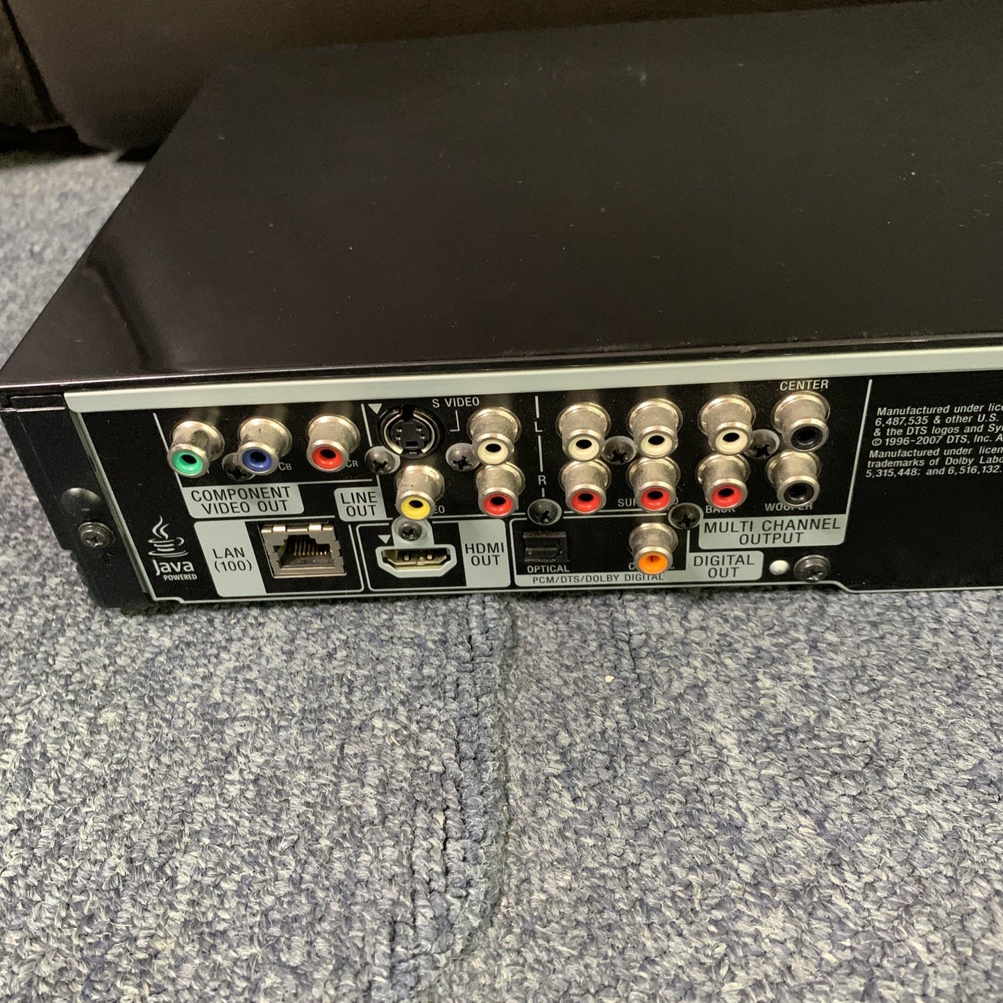 Sony Bluray DVD Player BDP-S550 *DVD Working Bluray Not Working