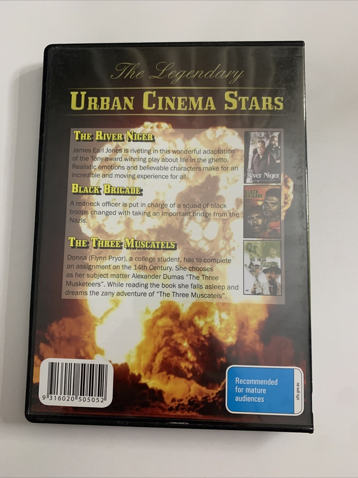 The River Niger / Black Brigade / The Three Muscates (DVD) RIchard Pryor