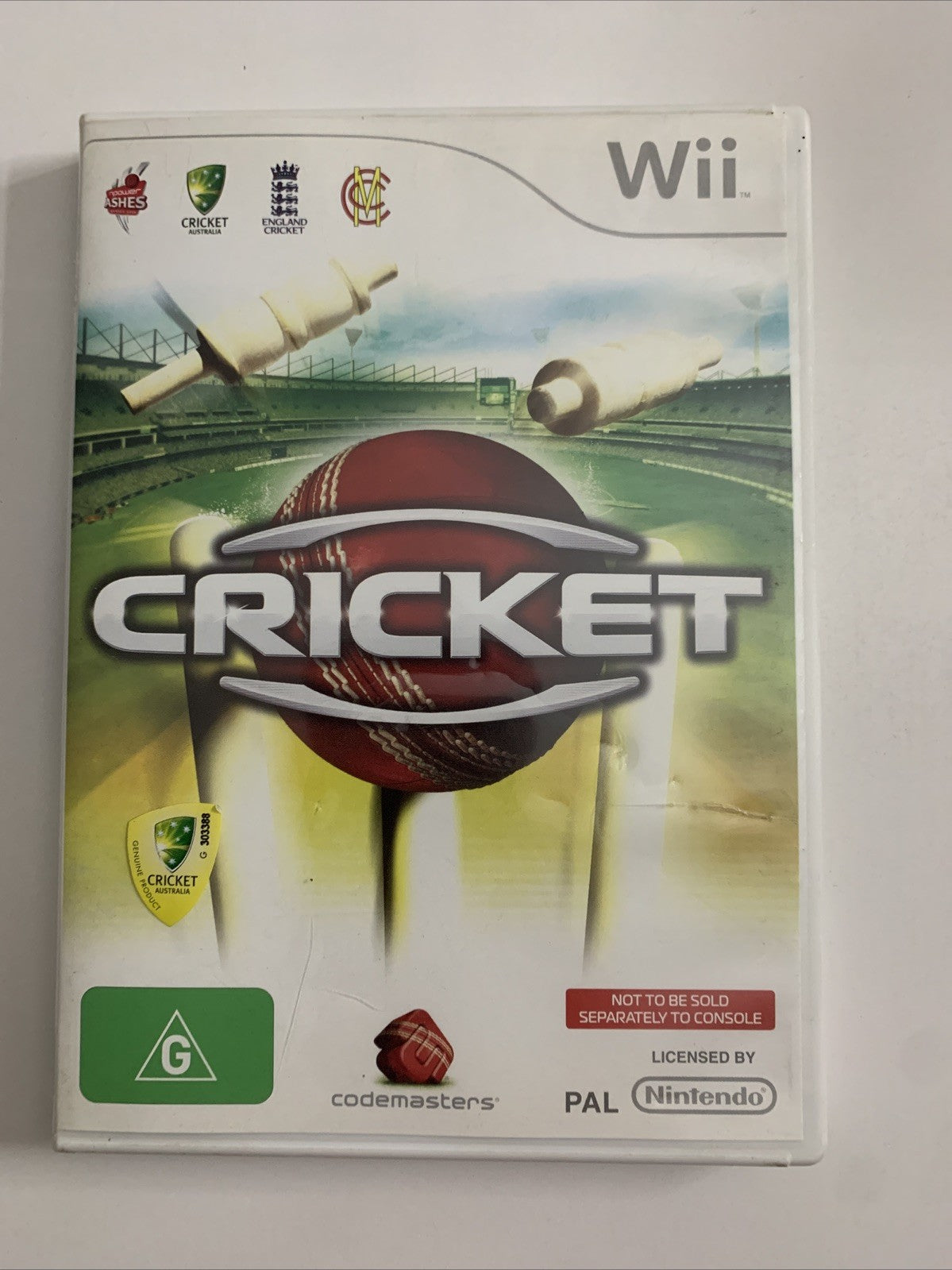 Cricket Nintendo Wii PAL 2008 Game Complete