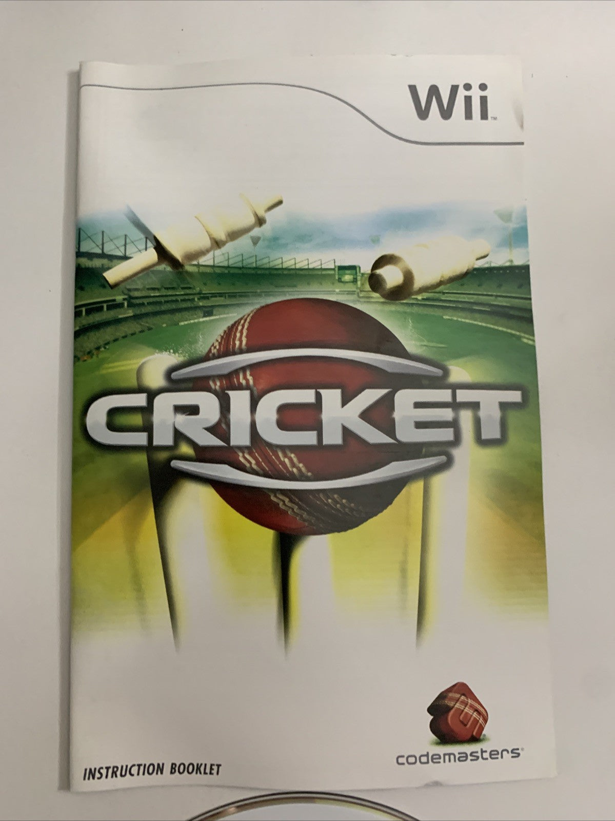 Cricket Nintendo Wii PAL 2008 Game Complete