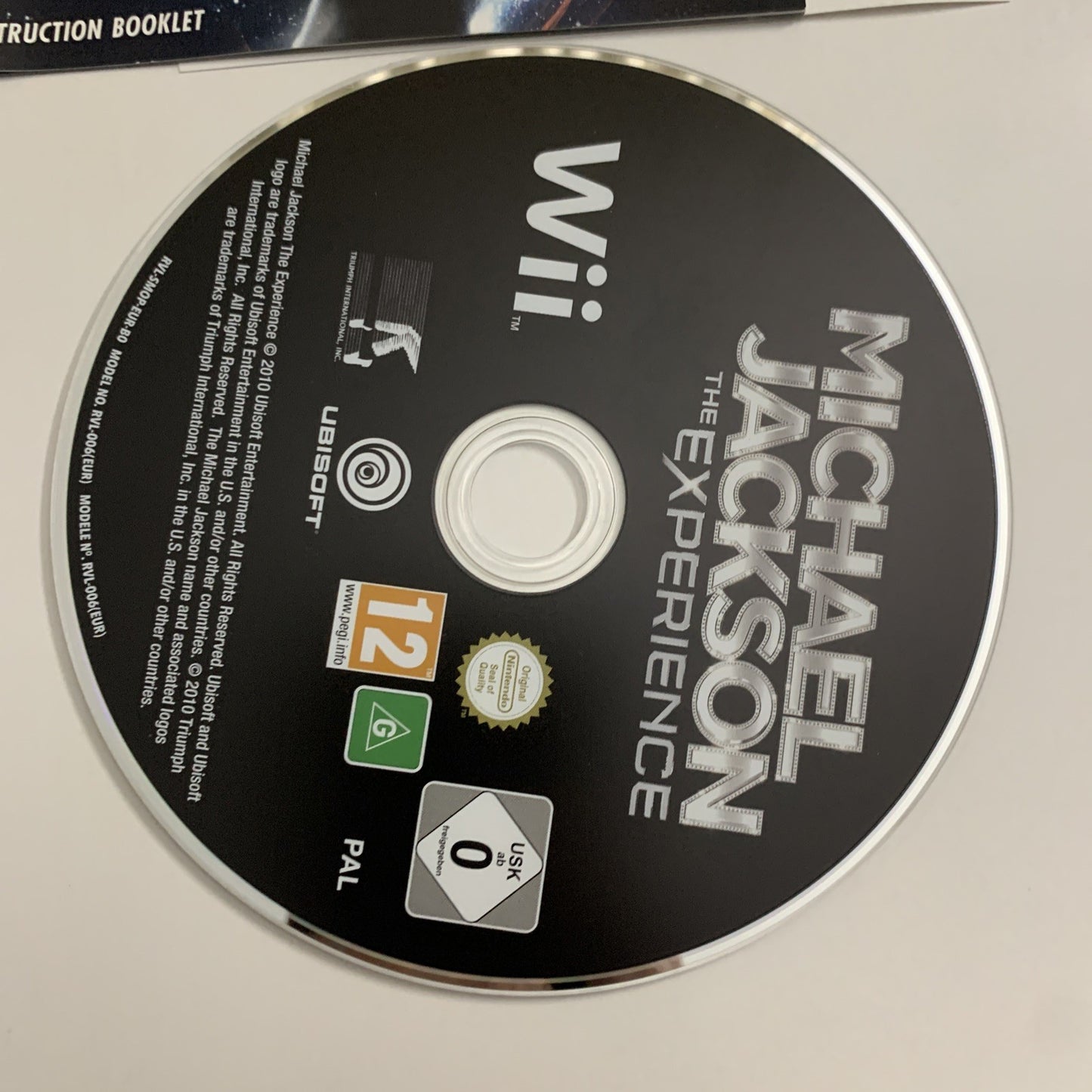 Michael Jackson : The Experience Nintendo Wii 2010 Game PAL Game Complete